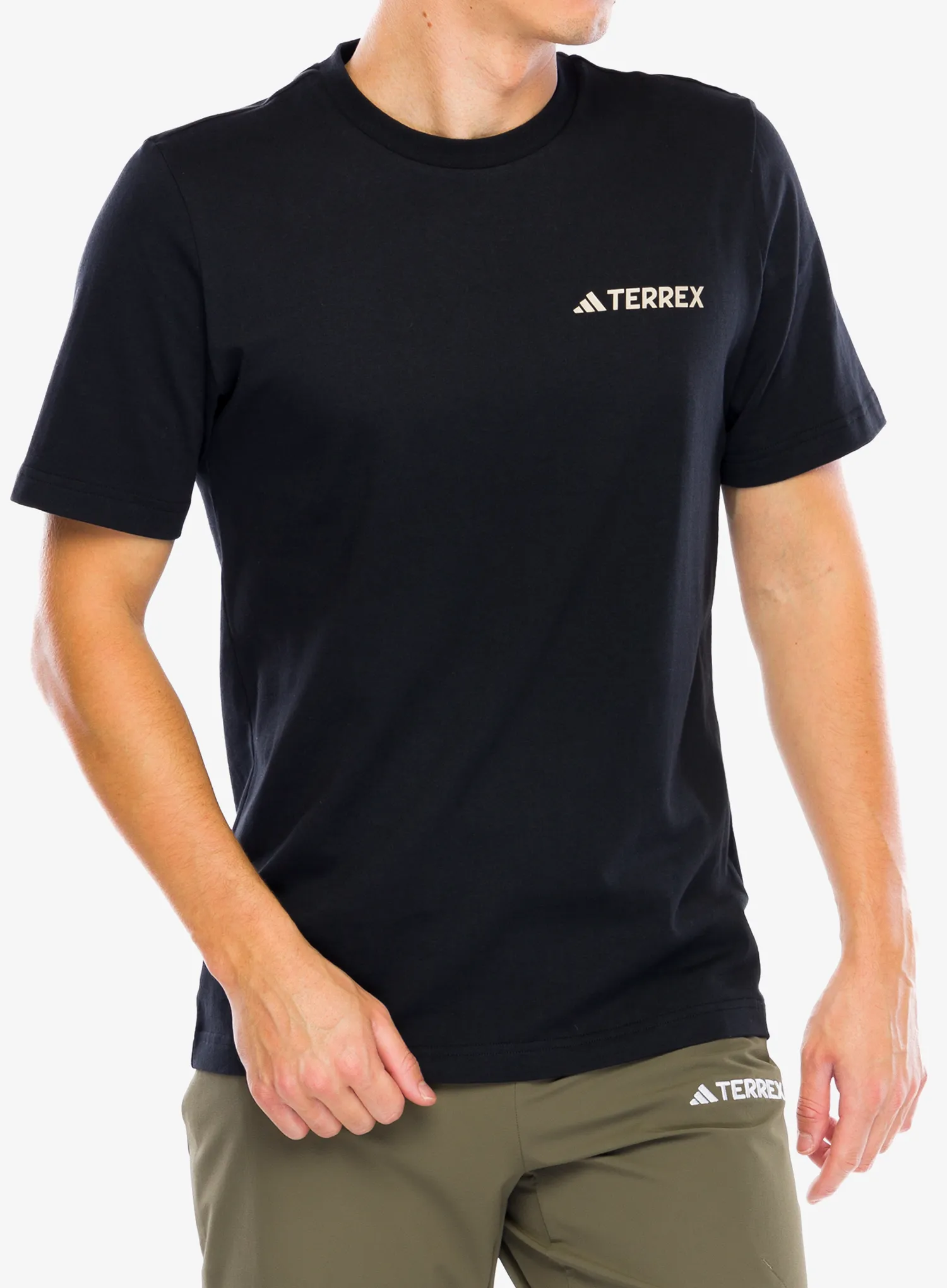 Pamučna majica adidas TERREX Back Graphic T-Shirt - black