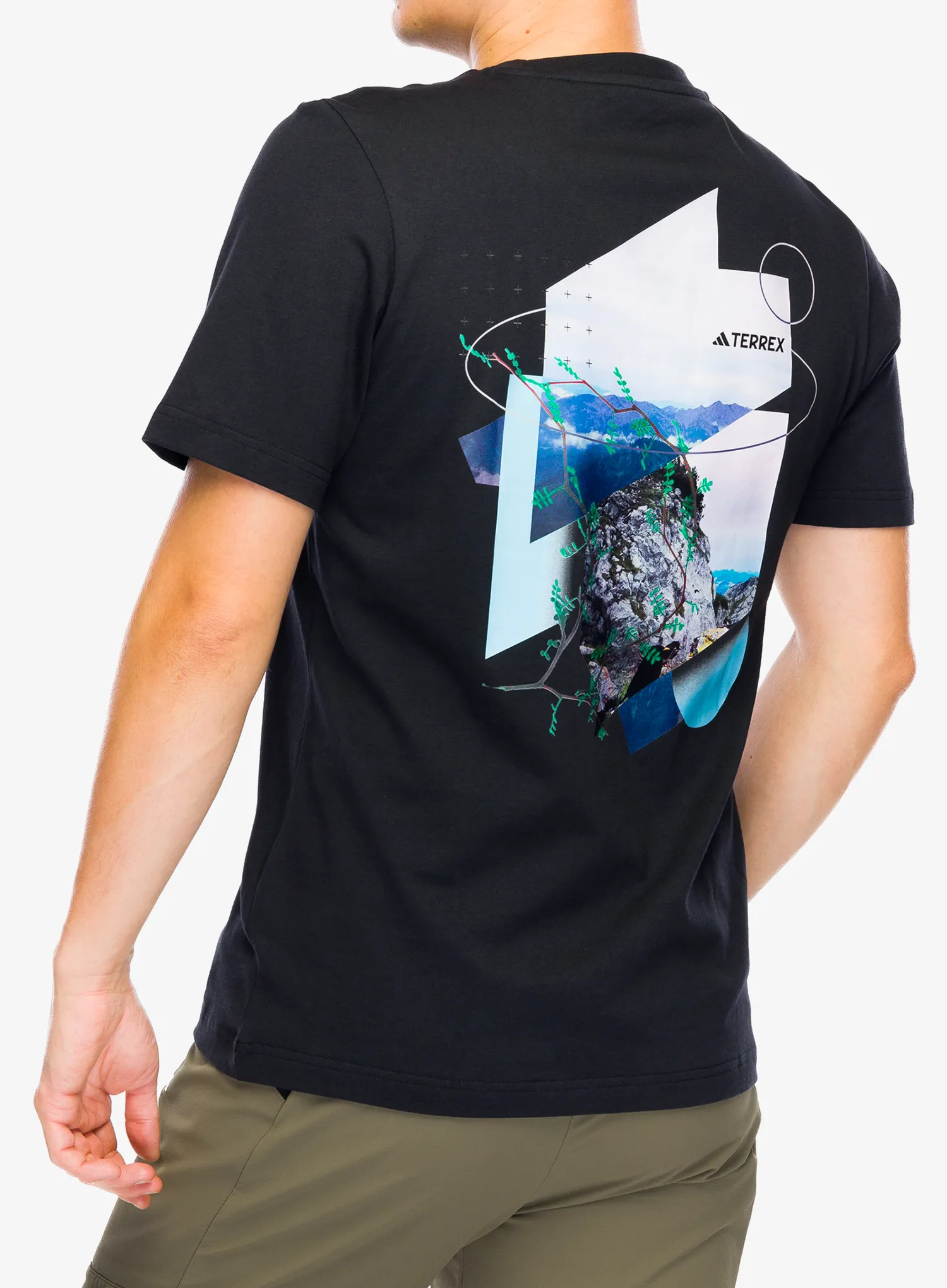Pamučna majica adidas TERREX Back Graphic T-Shirt - black
