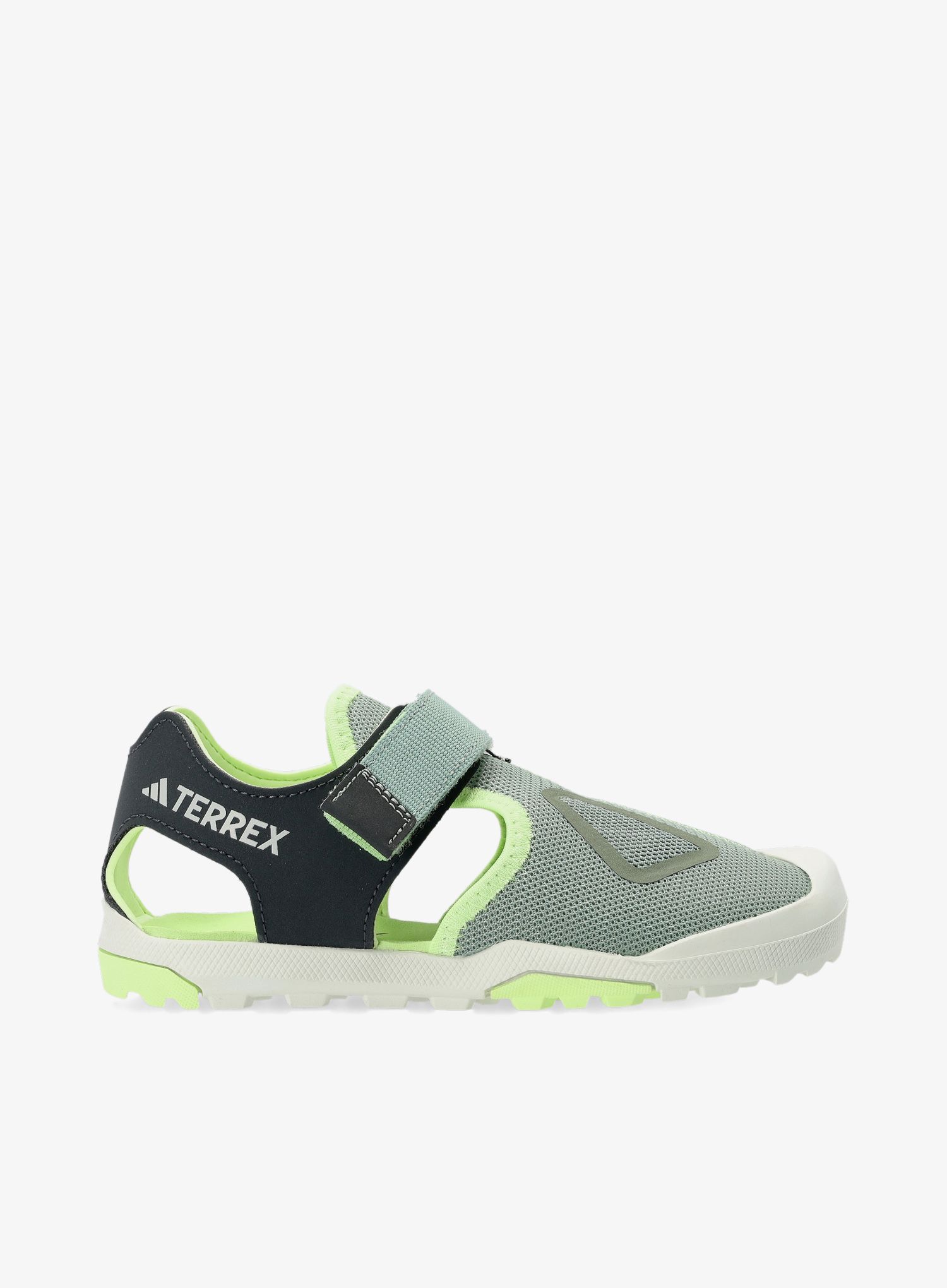 Dječje sandale adidas TERREX Captain Toey - silver green/carbon/grn spark