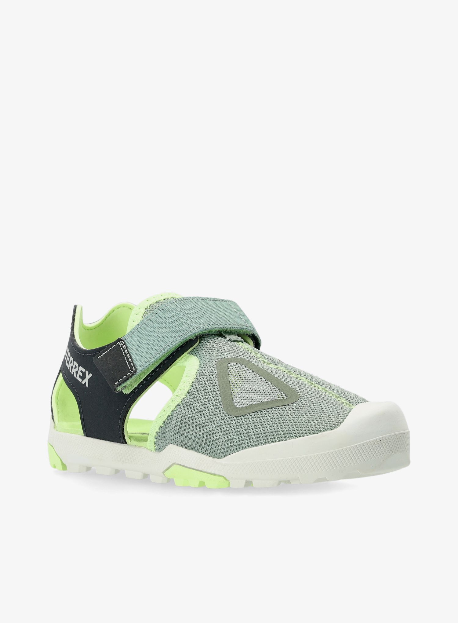 Dječje sandale adidas TERREX Captain Toey - silver green/carbon/grn spark