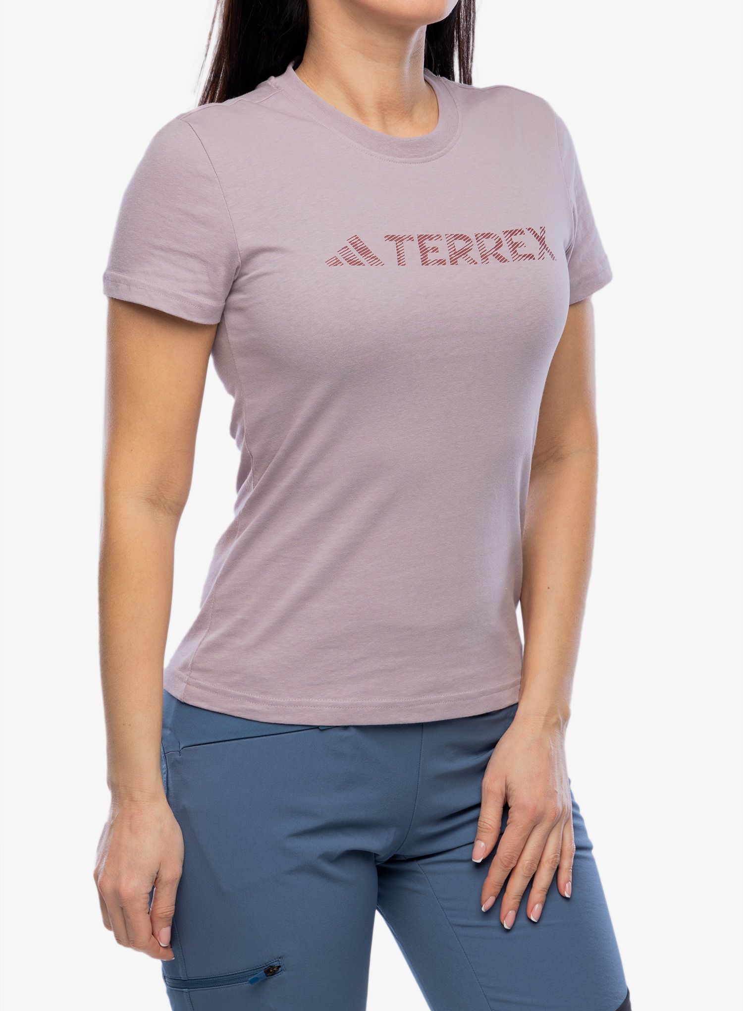 Ženska pamučna majica adidas TERREX Classic Logo Tee - preloved fig