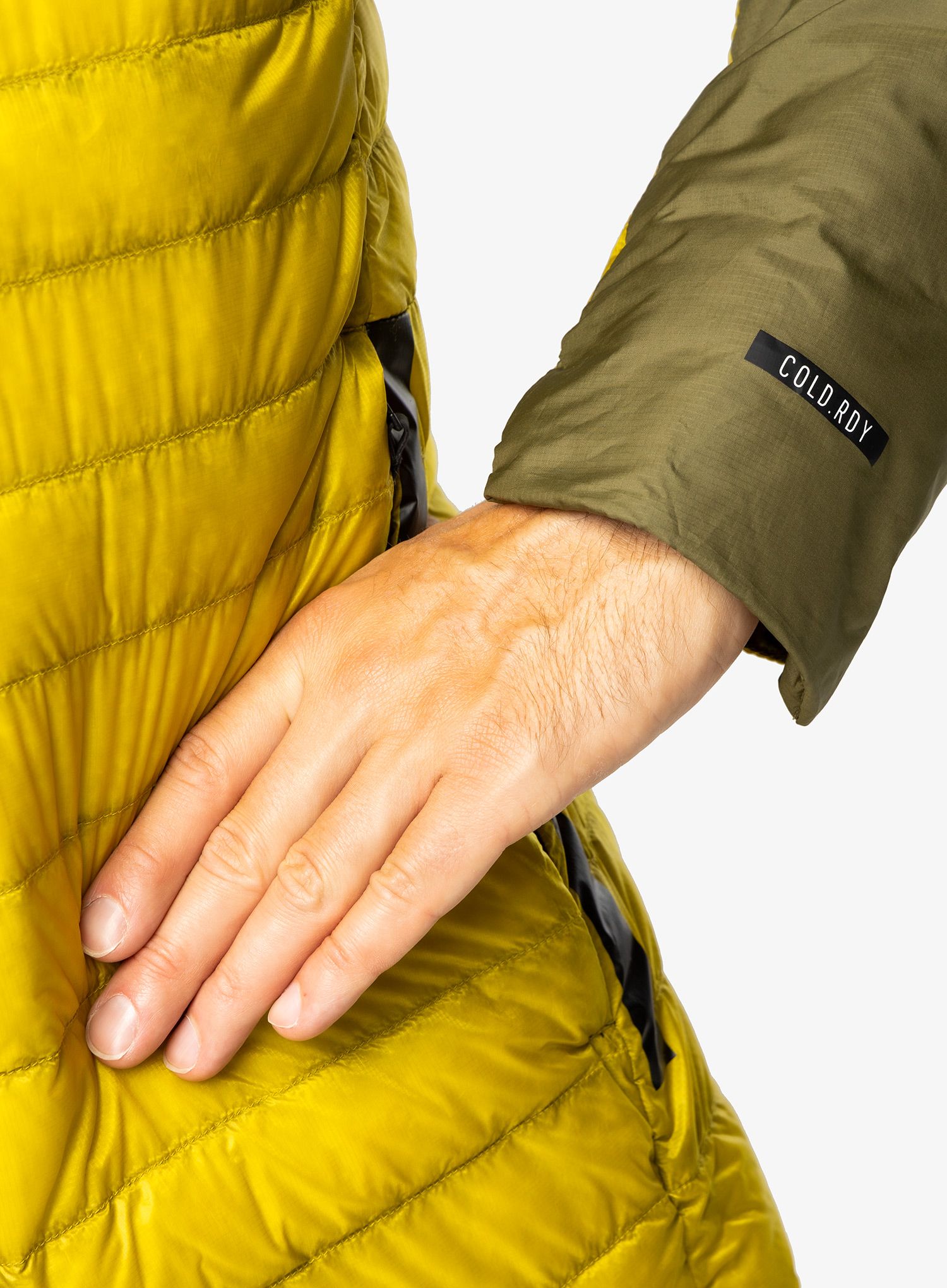 Pernata jakna adidas TERREX Down Hoody - pulse olive/focus olive