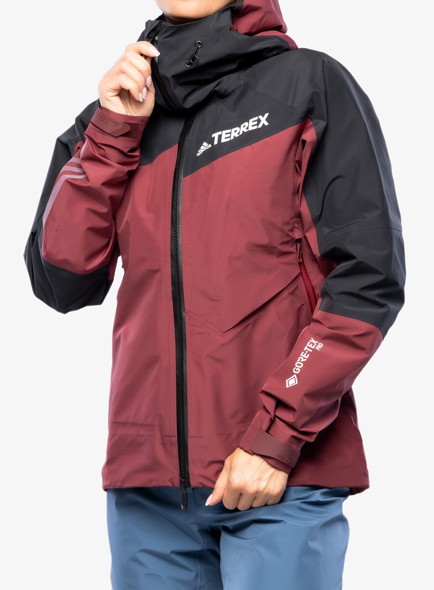 GORE-TEX ženska jakna adidas TERREX GORE-TEX Pro Jacket - shadow red