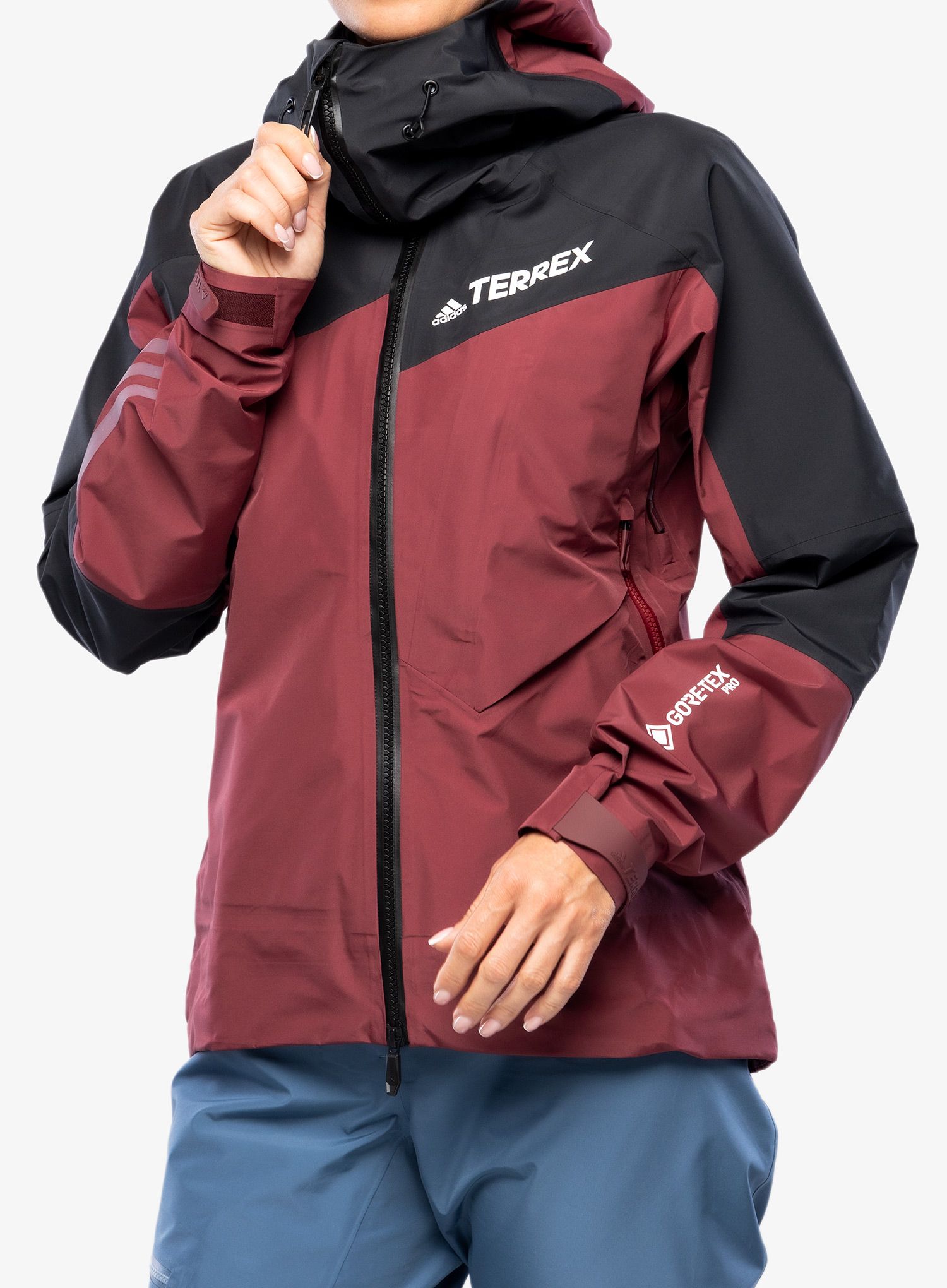 GORE-TEX ženska jakna adidas TERREX GORE-TEX Pro Jacket - shadow red