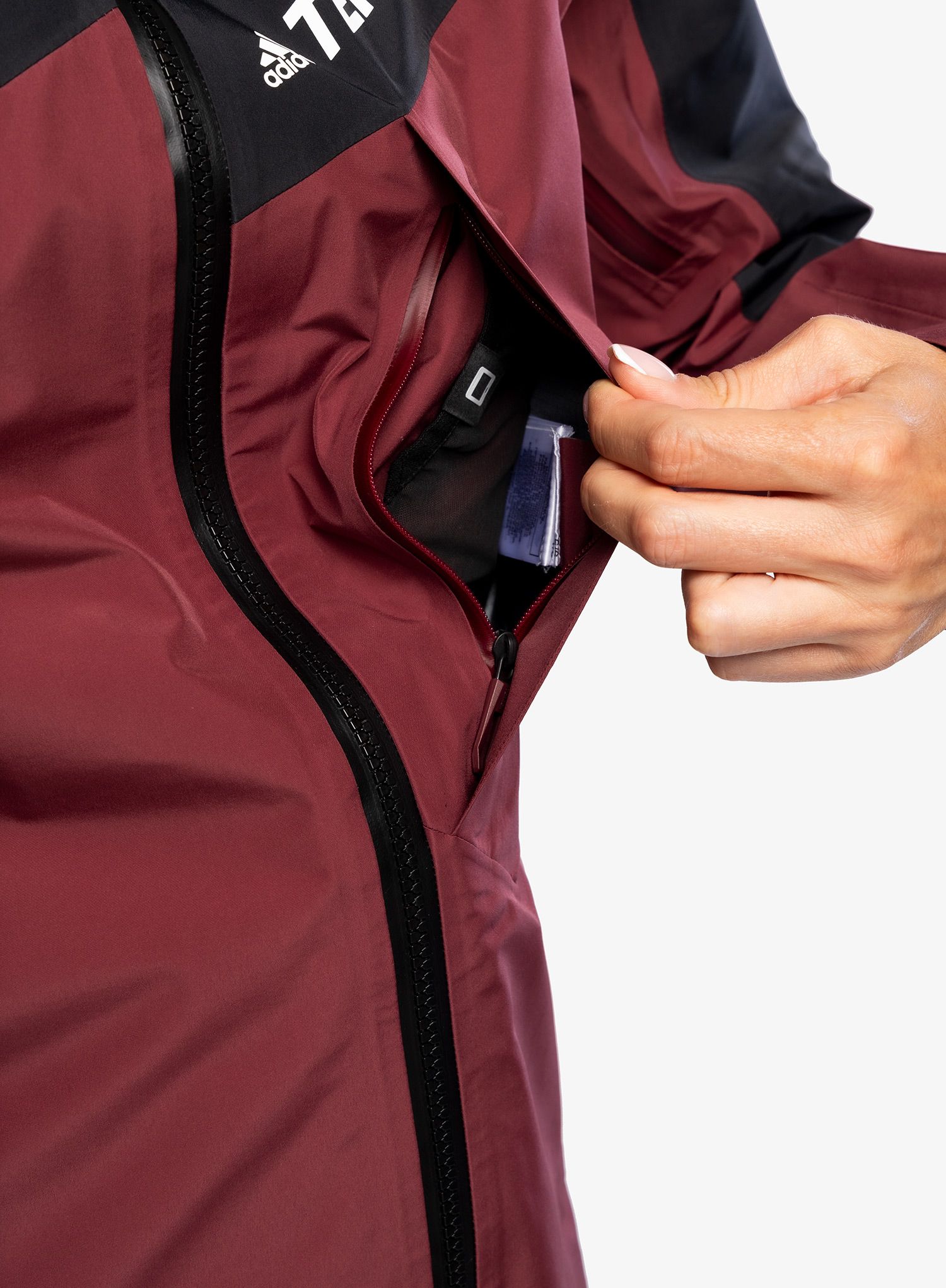 GORE-TEX ženska jakna adidas TERREX GORE-TEX Pro Jacket - shadow red