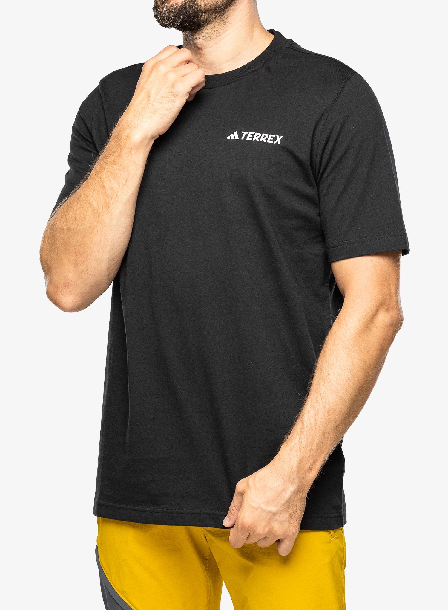 Pamučna majica adidas TERREX Graphic Altitude Tee - black