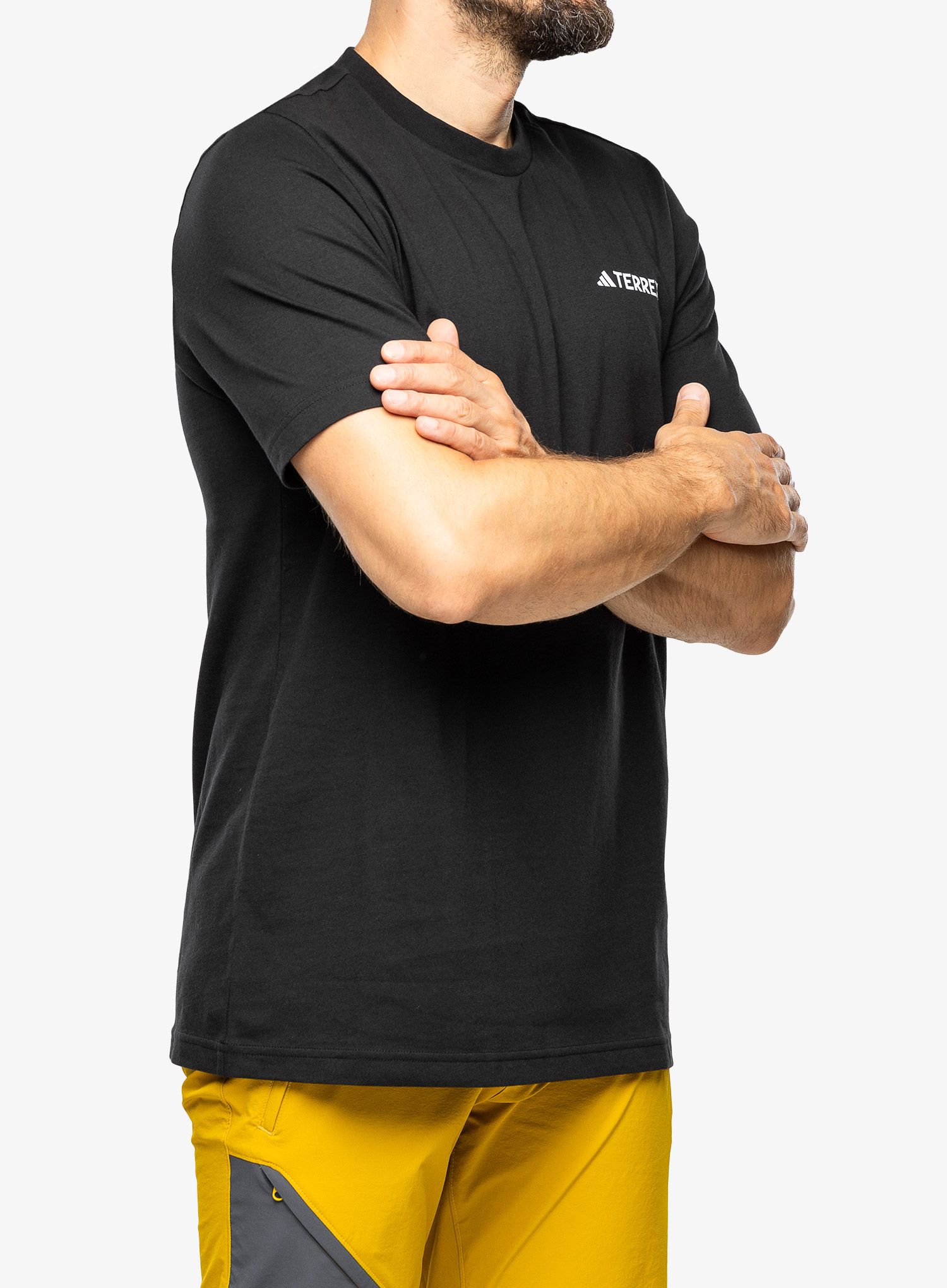 Pamučna majica adidas TERREX Graphic Altitude Tee - black