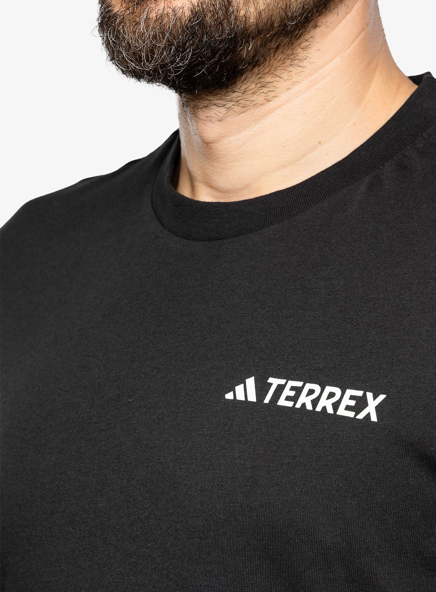 Pamučna majica adidas TERREX Graphic Altitude Tee - black