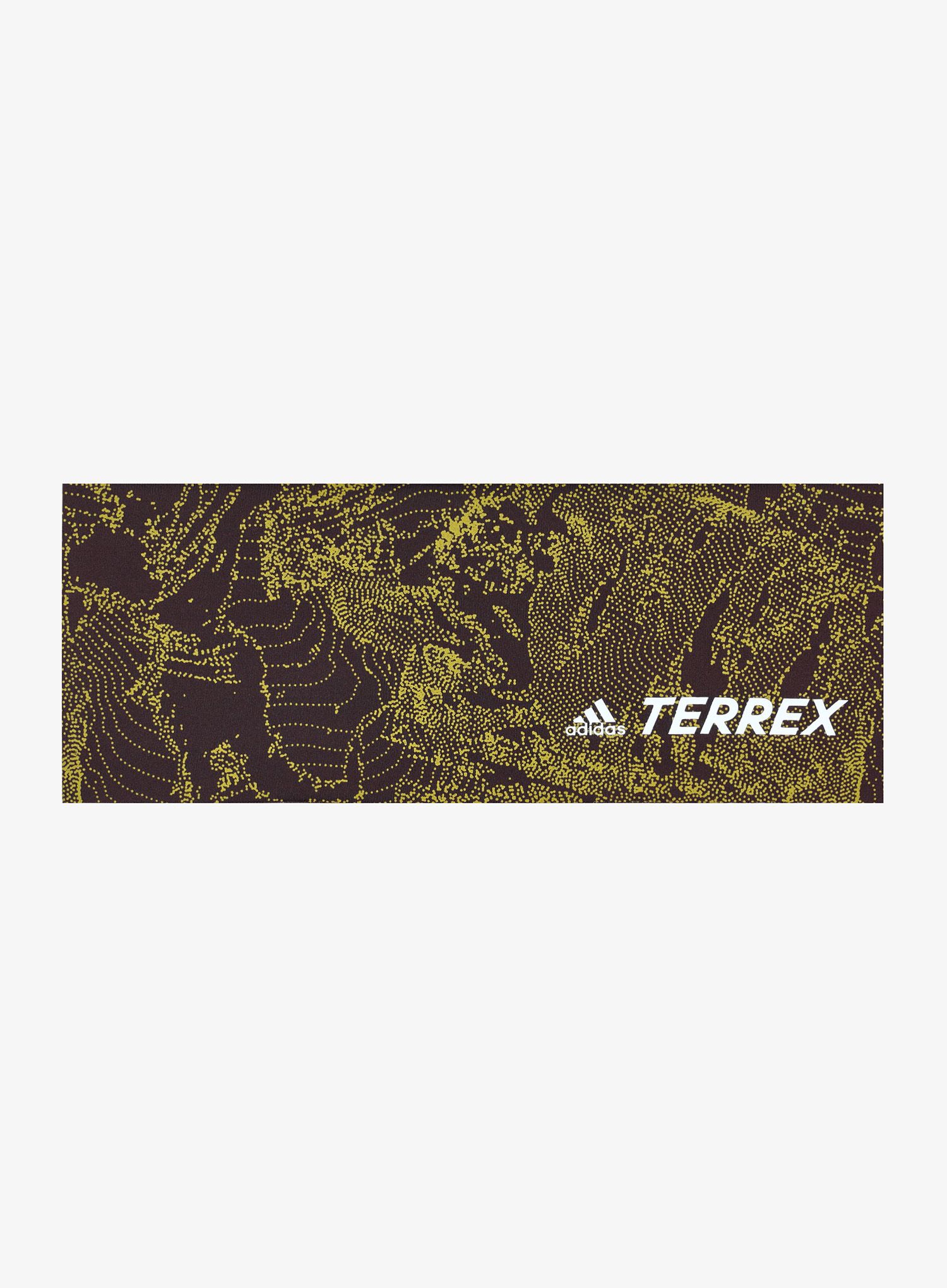 Ženska traka za glavu adidas TERREX Graphic Headband - shadow maroon/pulse olive