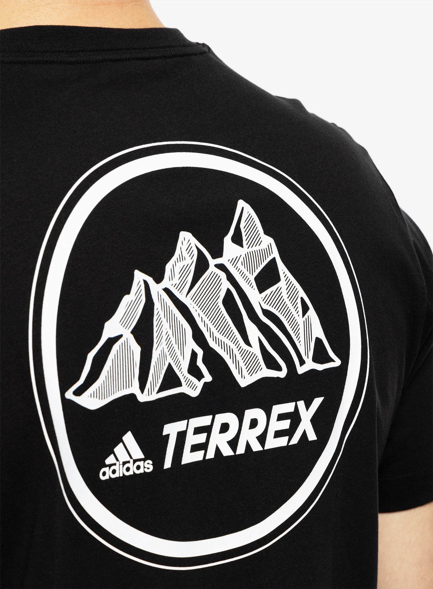 Majica adidas TERREX Mountain Graphic Tee - black