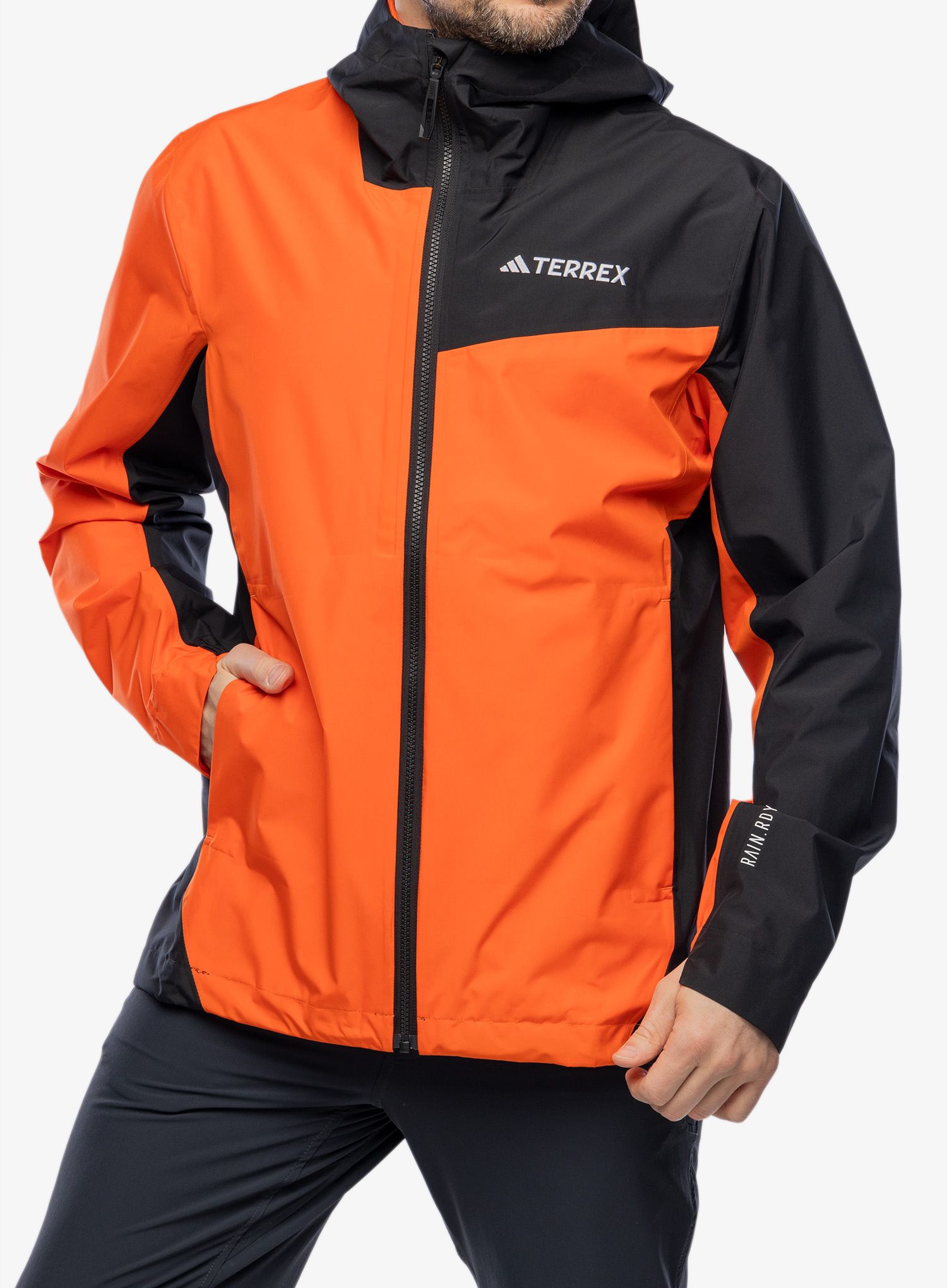 Kišna jakna adidas TERREX Multi 2.5L RAIN.RDY Jacket - semi impact orange/black