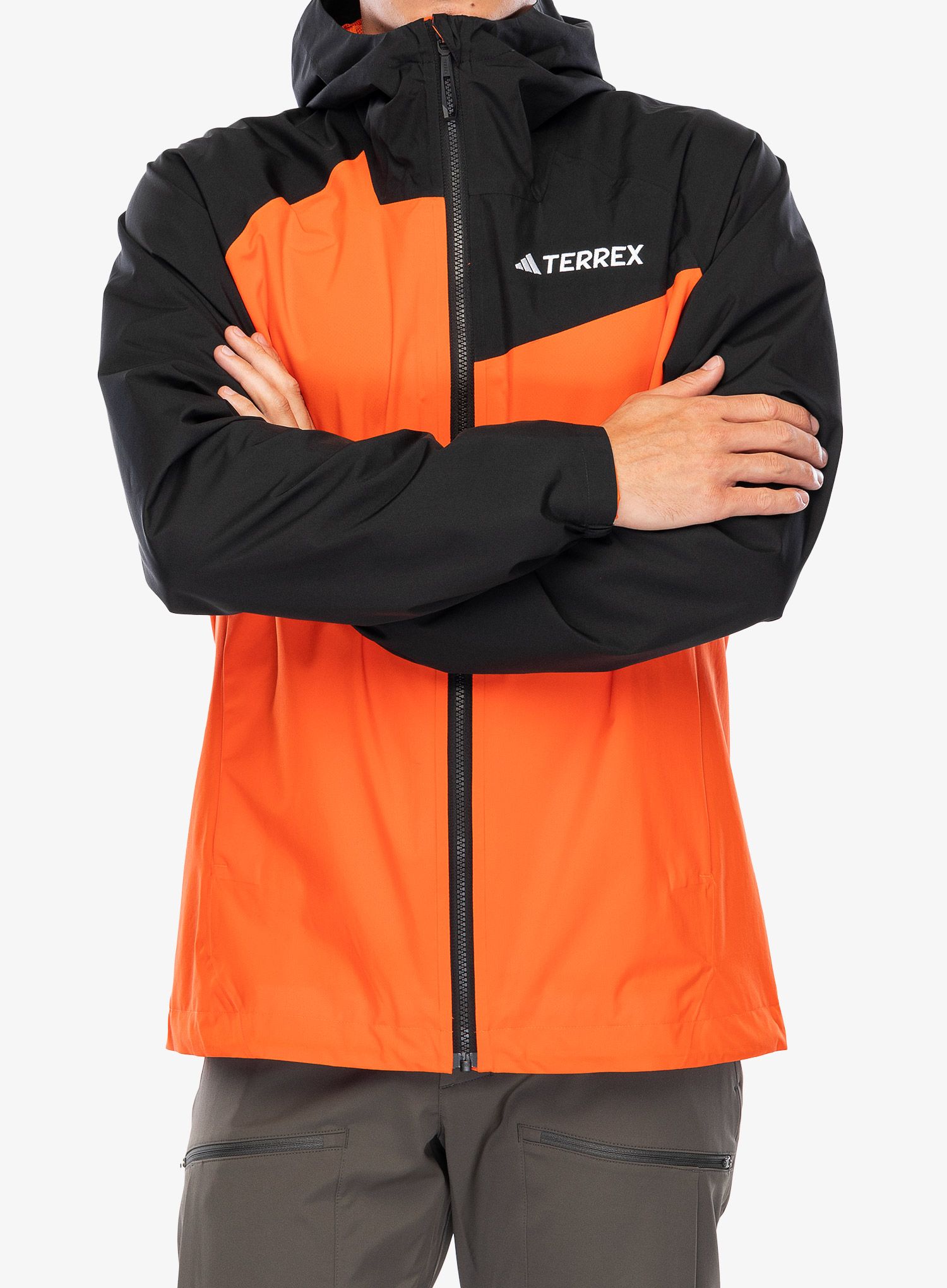 Kišna jakna adidas TERREX Multi 2L RAIN.RDY Jacket - semi impact orange/black