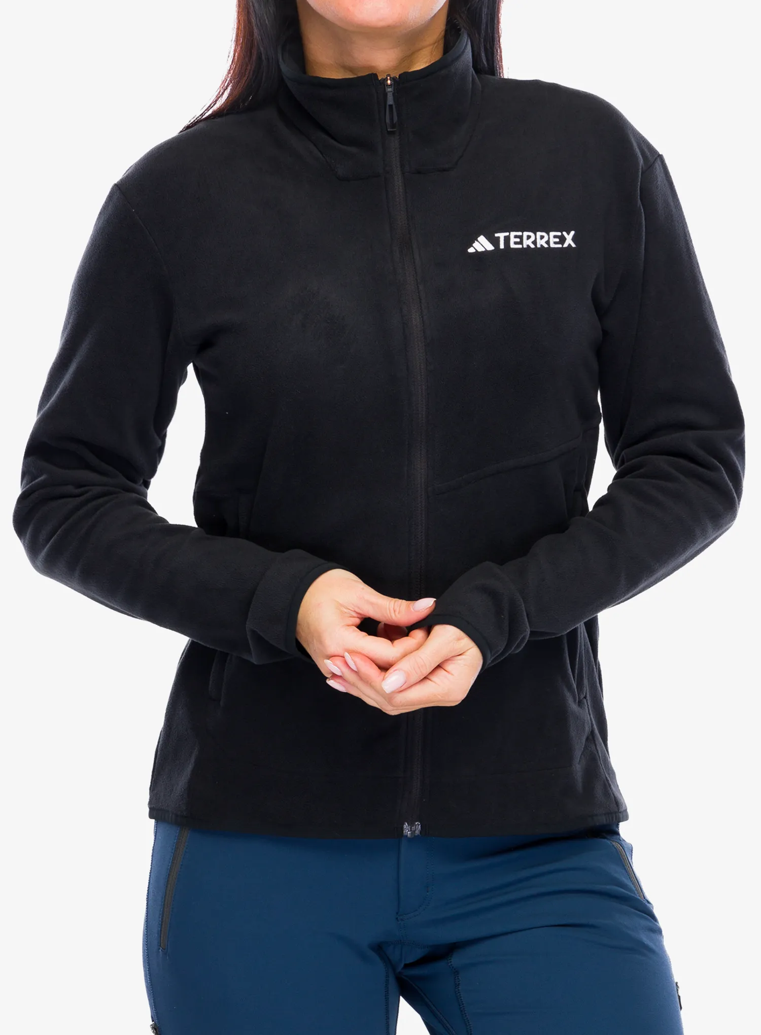 Ženska dukserica od flisa adidas TERREX Multi Full Zip Fleece Jacket - black