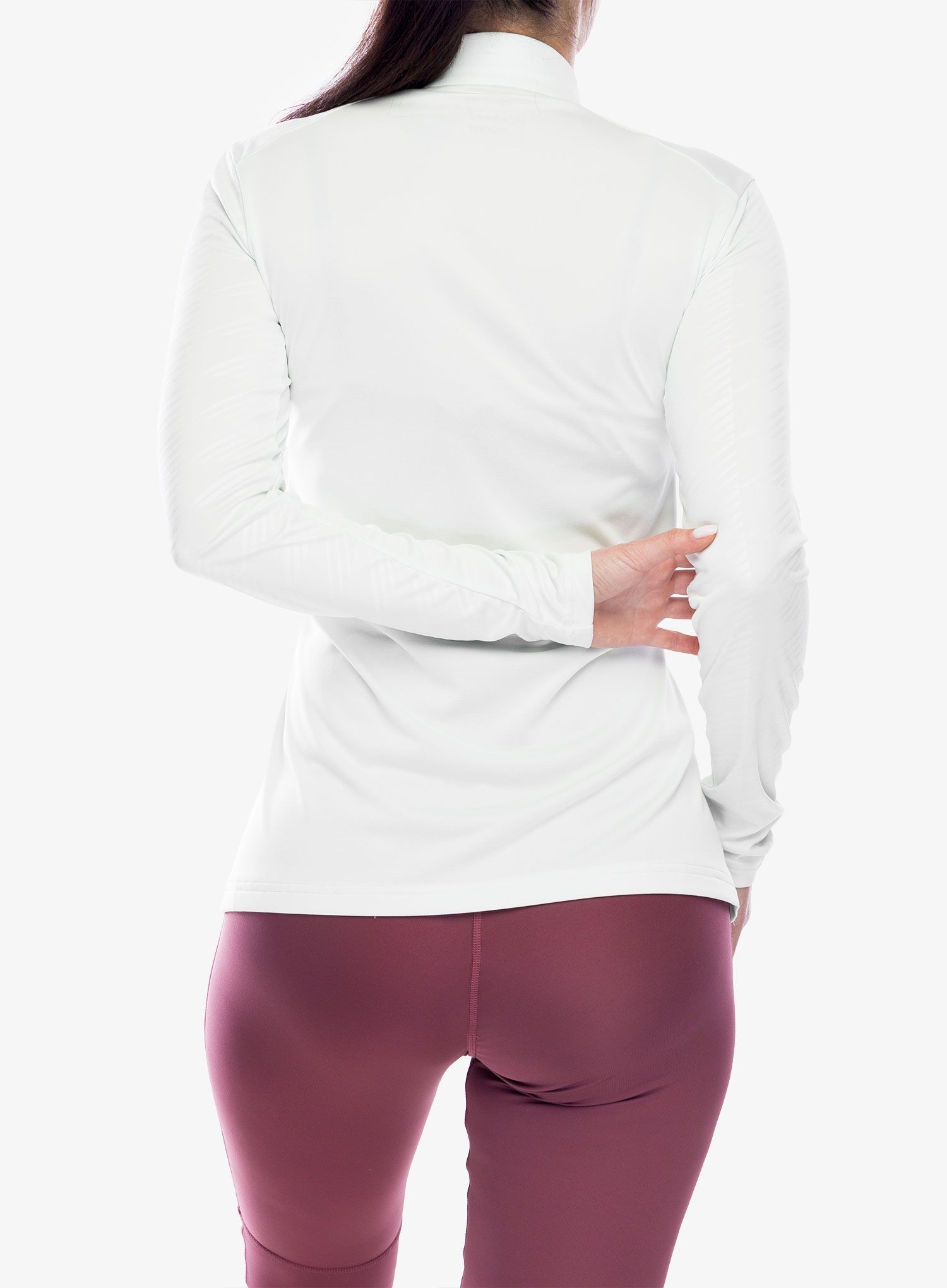 Ženska dukserica adidas TERREX Multi Half-Zip LS Tee - crystal jade