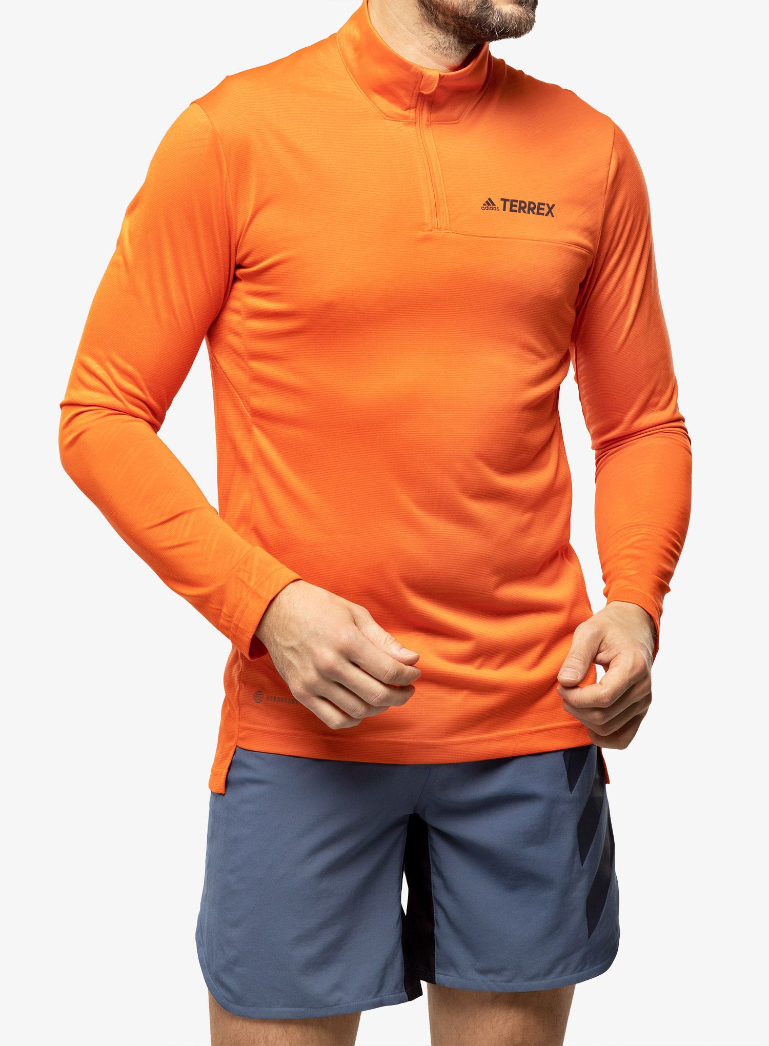 Dukserica adidas TERREX Multi Half-Zip LS - semi impact orange