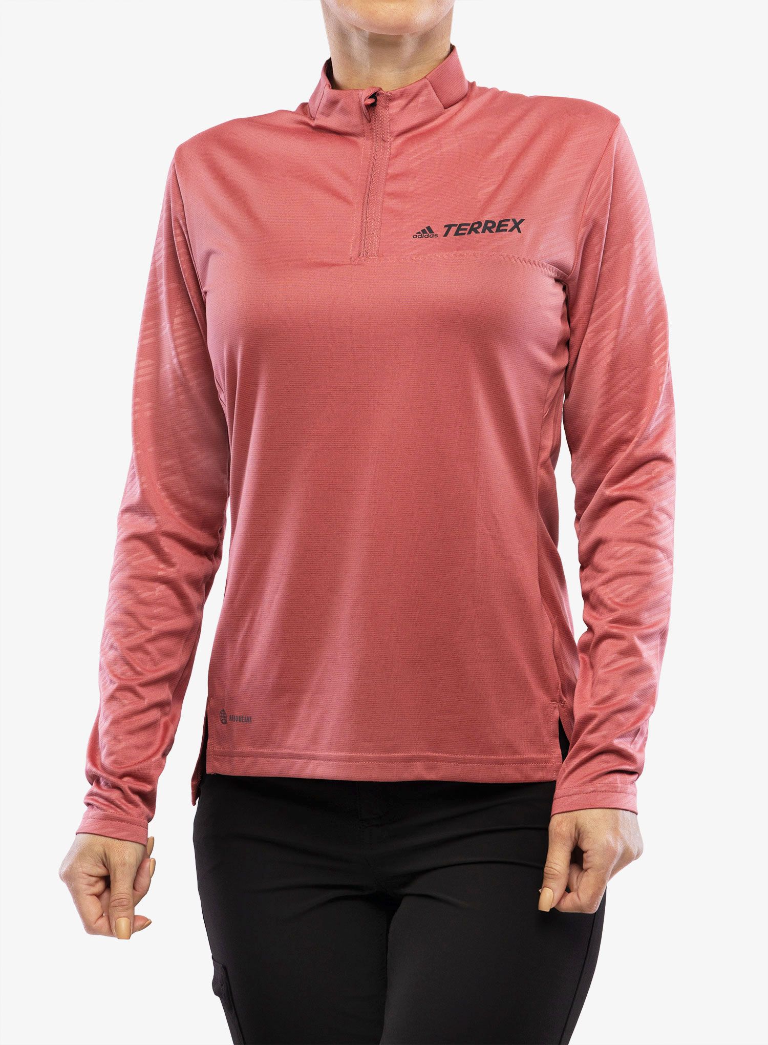 Ženska dukserica adidas TERREX Multi Half-Zip LS - wonder red