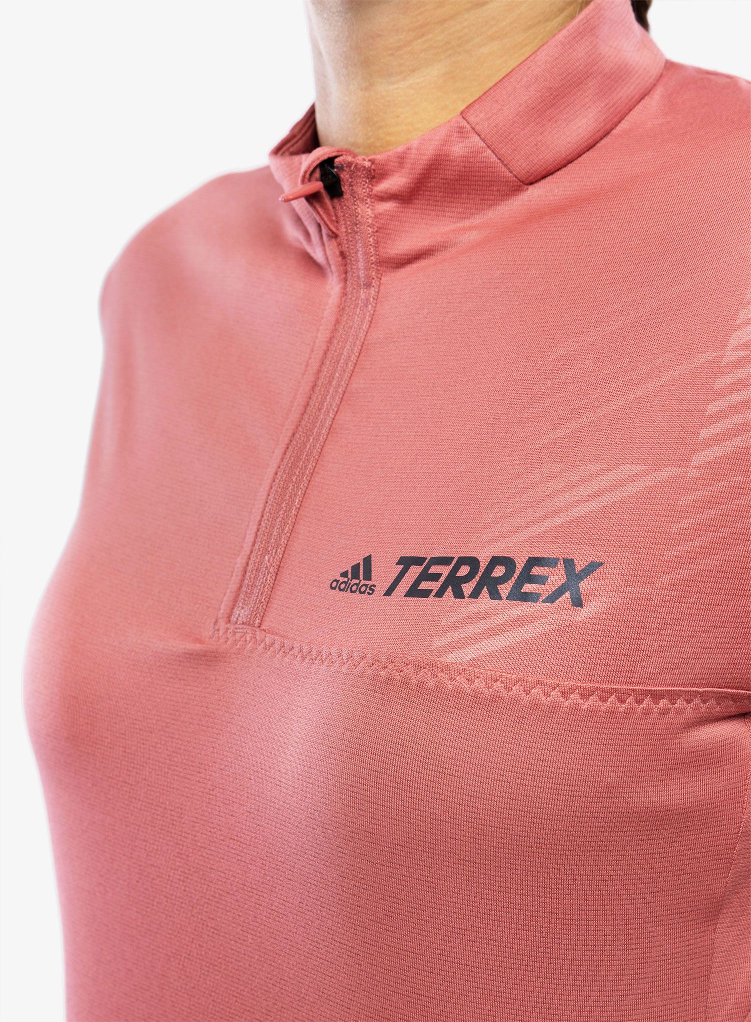 Ženska dukserica adidas TERREX Multi Half-Zip LS - wonder red
