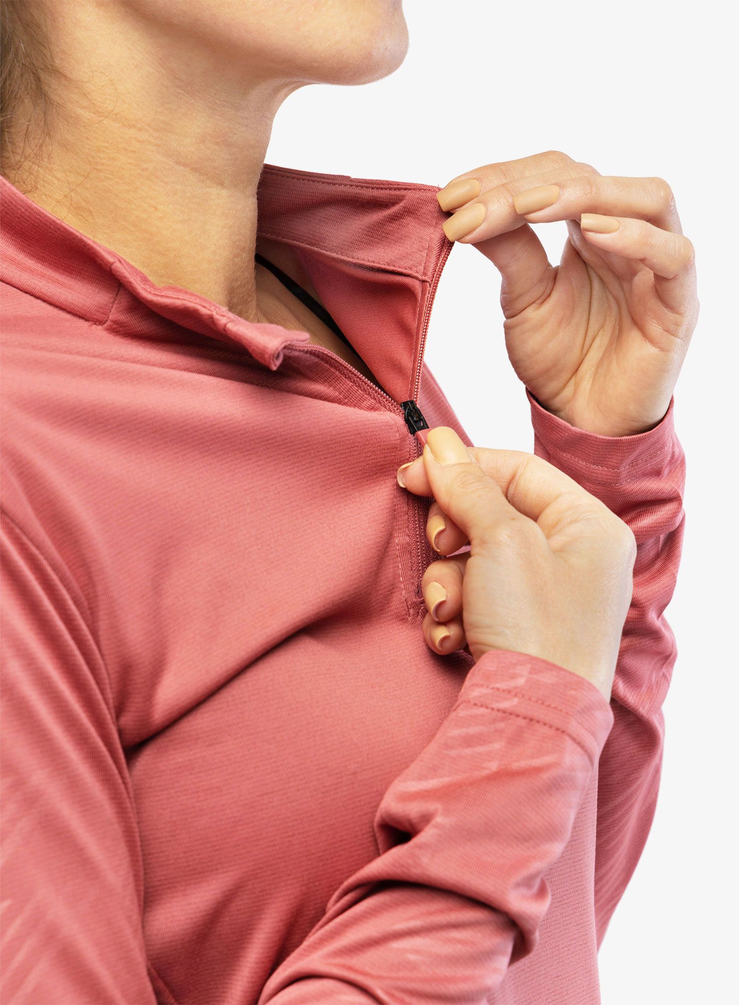 Ženska dukserica adidas TERREX Multi Half-Zip LS - wonder red