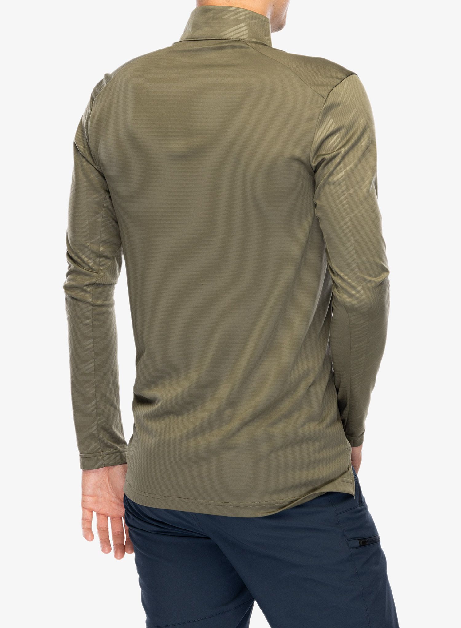 Dukserica adidas TERREX Multi Half Zip Longsleeve Tee - olive strata