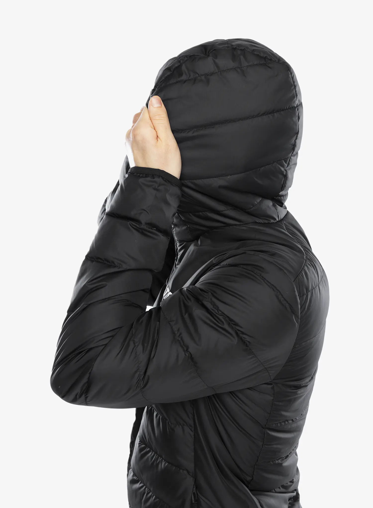Pernata jakna adidas TERREX Multi Light Down Hooded Jacket - black