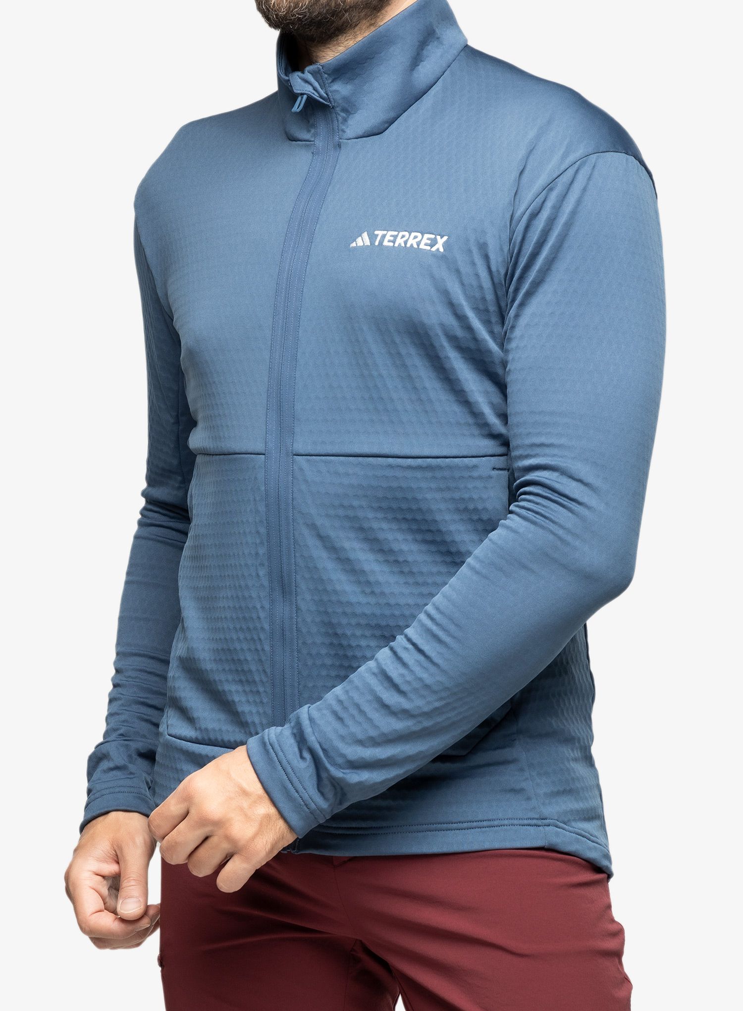 Dukserica na otkopčavanje adidas TERREX Multi Light Fleece Full Zip Jacket - wonste