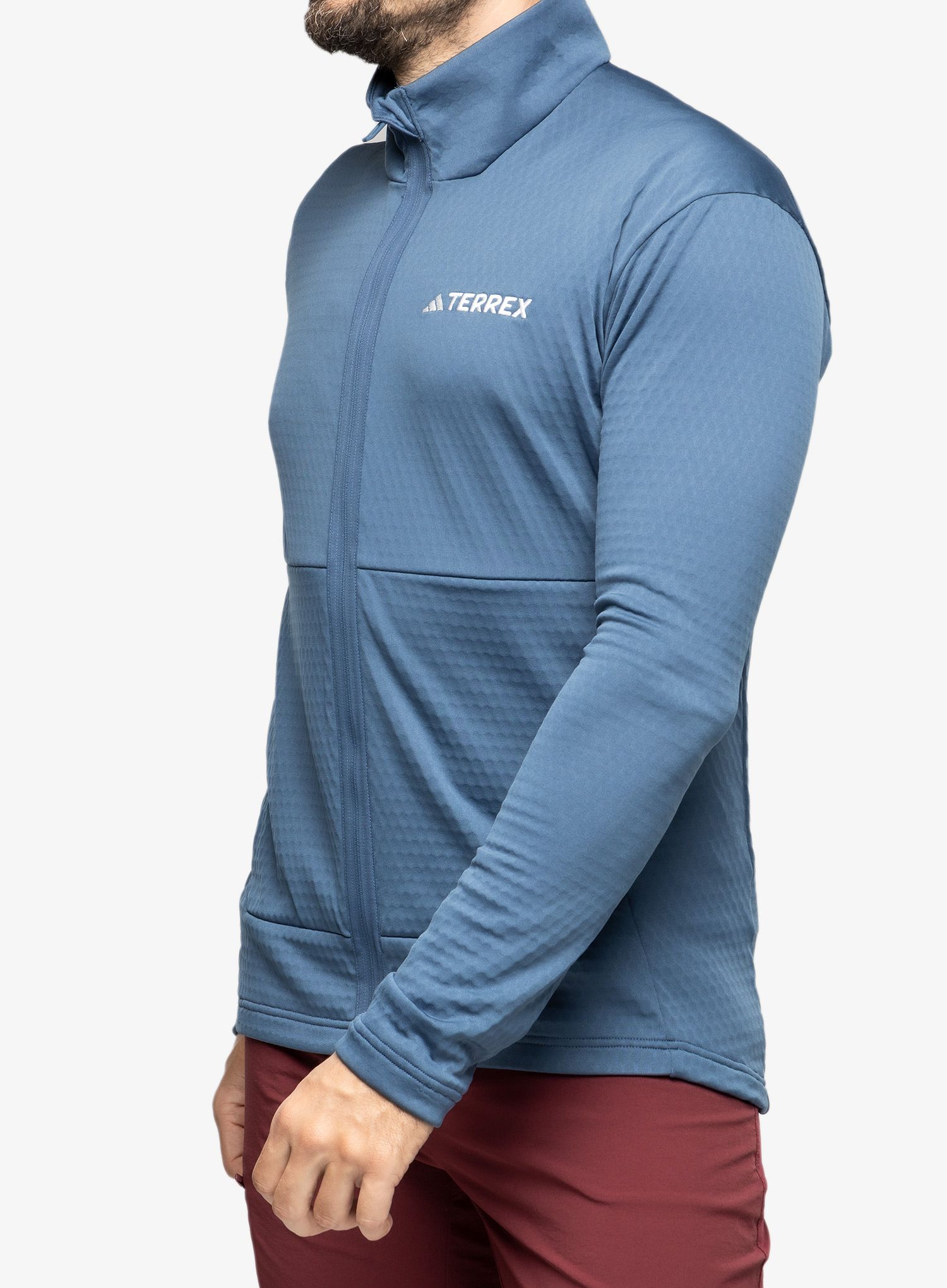 Dukserica na otkopčavanje adidas TERREX Multi Light Fleece Full Zip Jacket - wonste