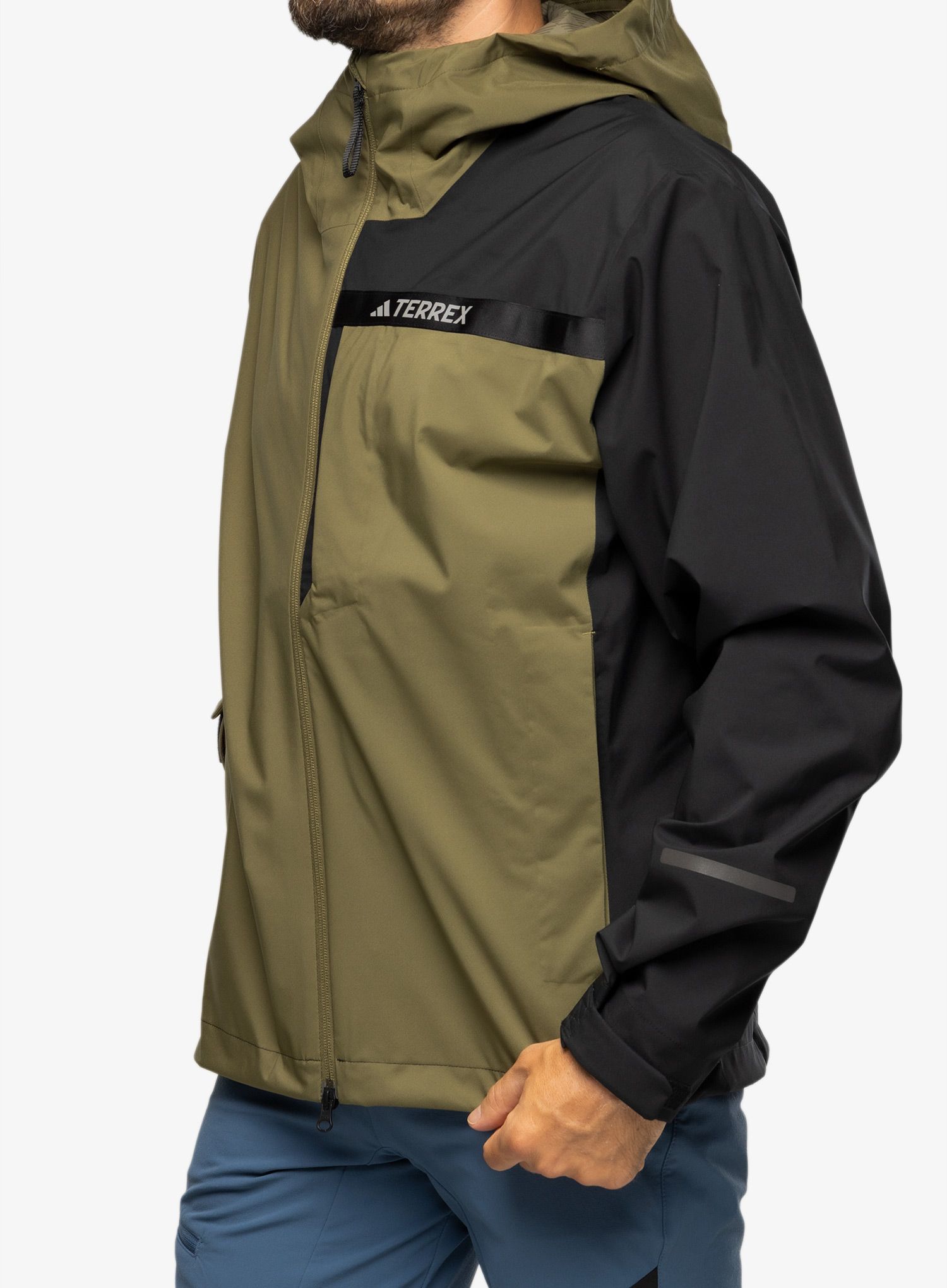 Kišna jakna adidas TERREX Multi RAIN.RDY 2.5L Jacket - focus olive/black