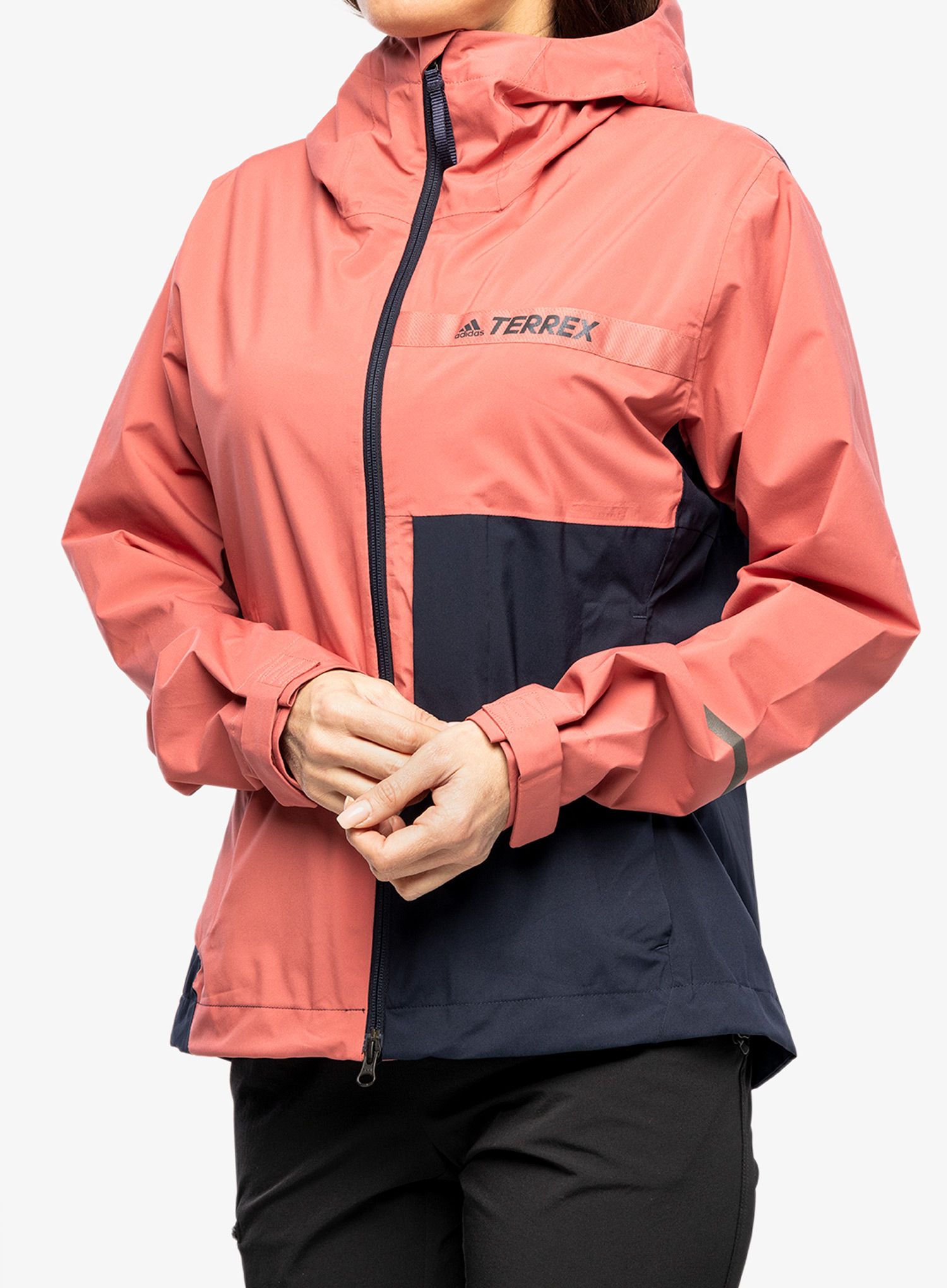 Ženska kišna jakna adidas TERREX Multi Rain.RDY - wonder red