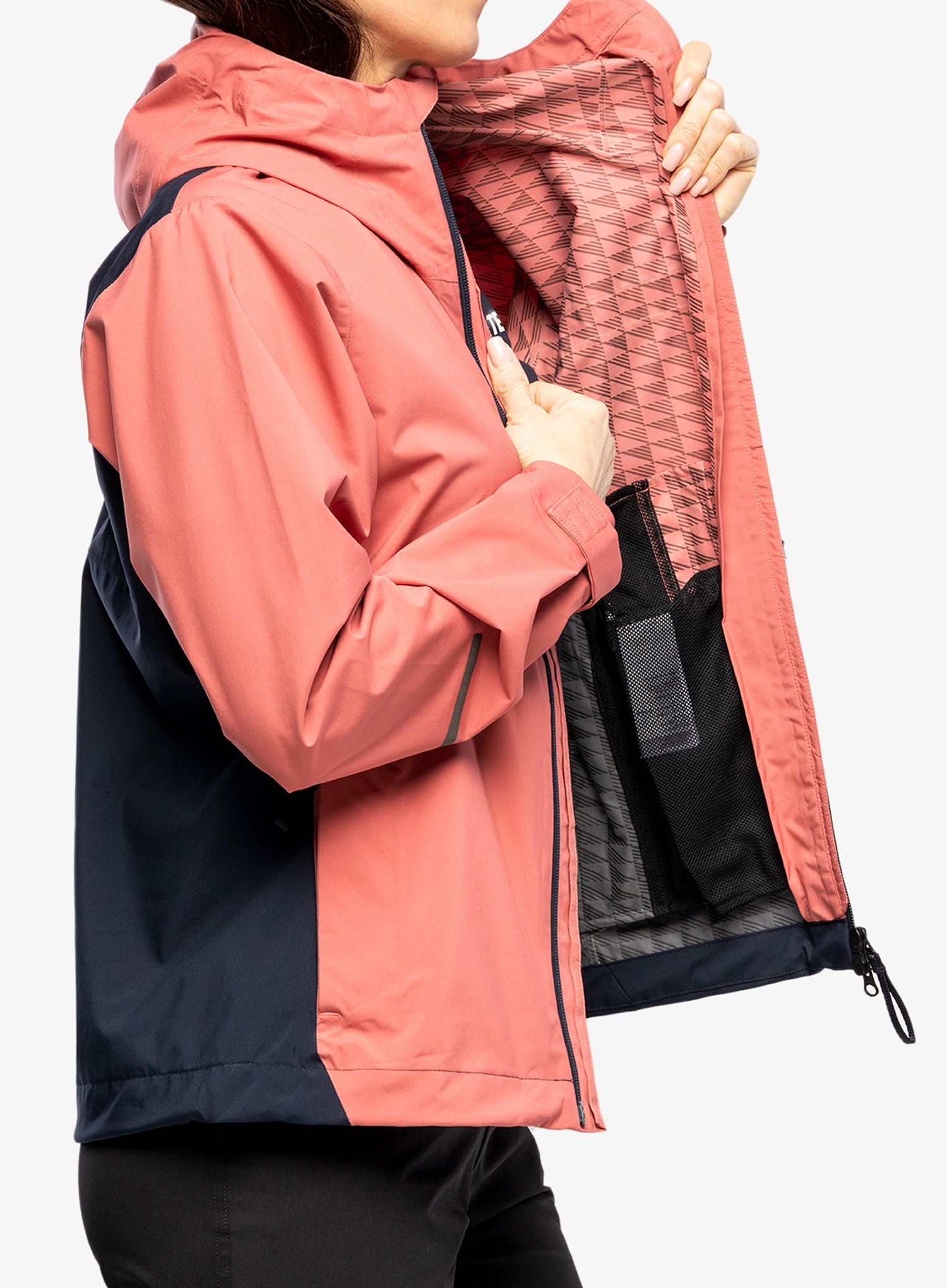 Ženska kišna jakna adidas TERREX Multi Rain.RDY - wonder red