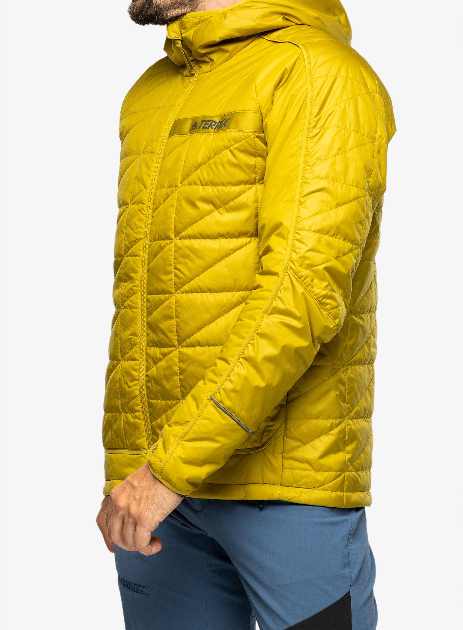 Jakna s postavom adidas TERREX Multi Synthetic Insulated Hooded Jkt - pulse olive