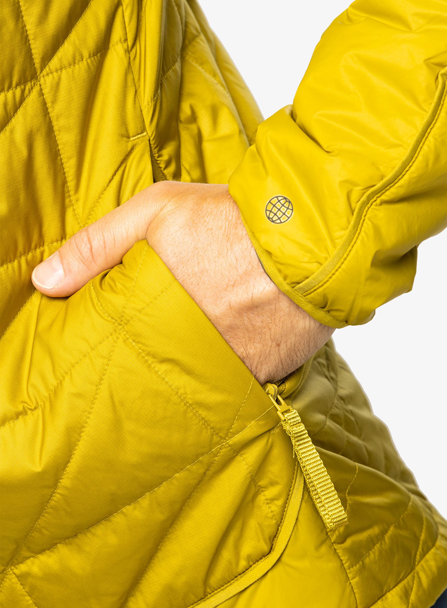 Jakna s postavom adidas TERREX Multi Synthetic Insulated Hooded Jkt - pulse olive