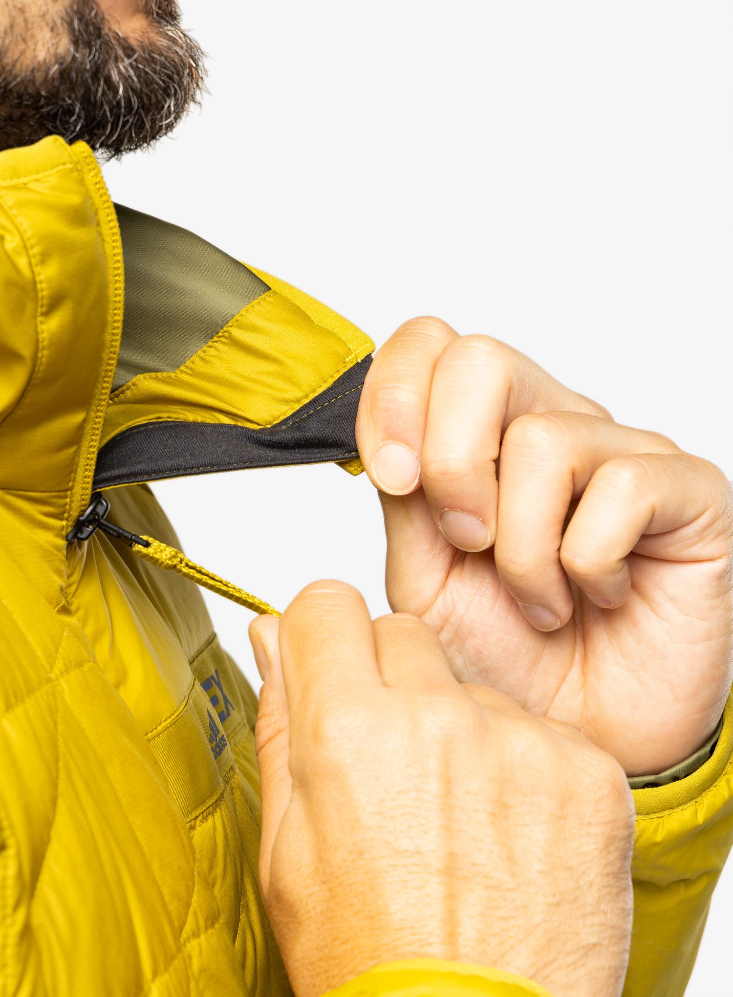 Jakna s postavom adidas TERREX Multi Synthetic Insulated Hooded Jkt - pulse olive