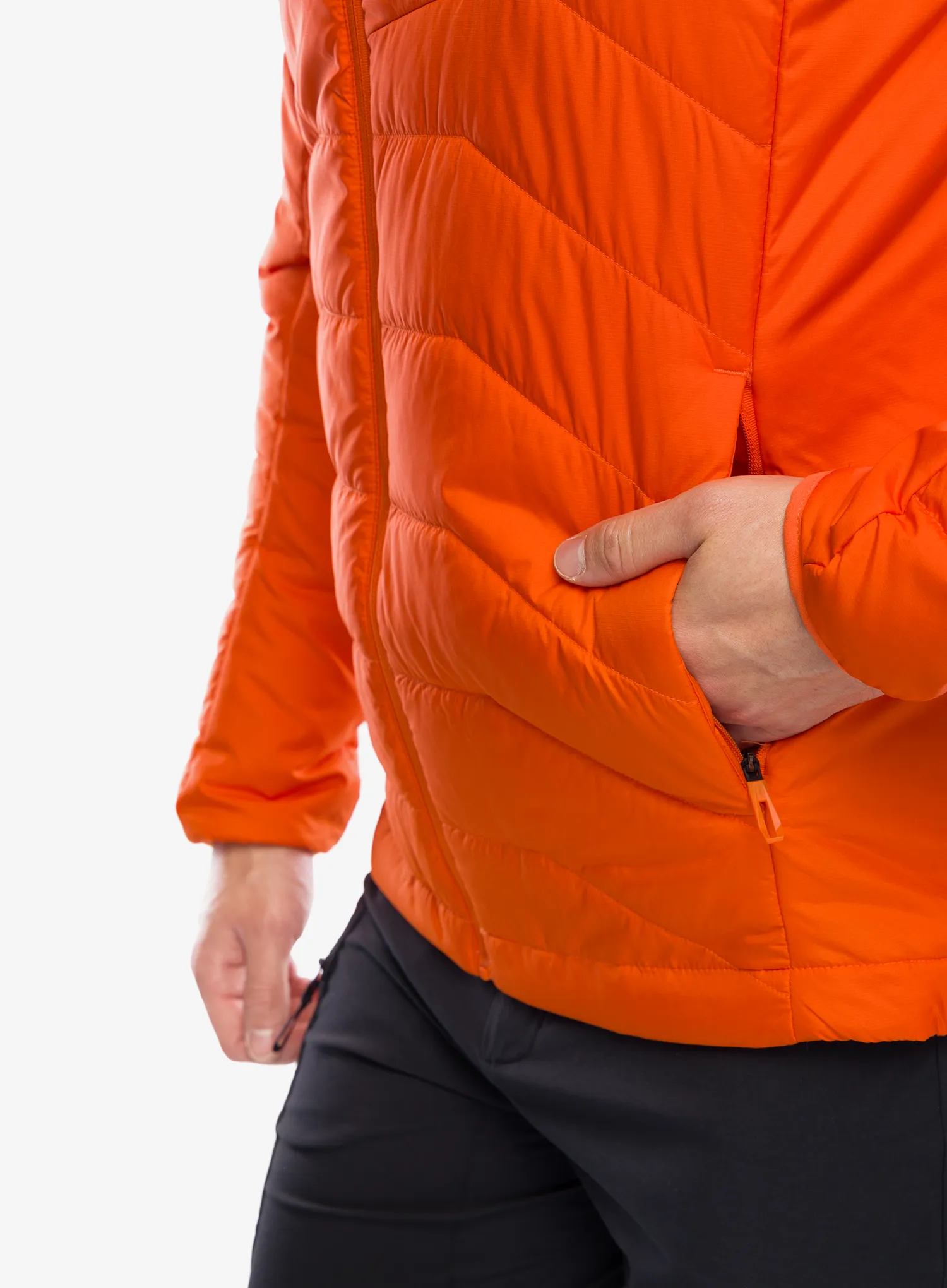 Jakna s postavom adidas TERREX Multi Synthetic Insulated Hooded Jkt - semi impact orange