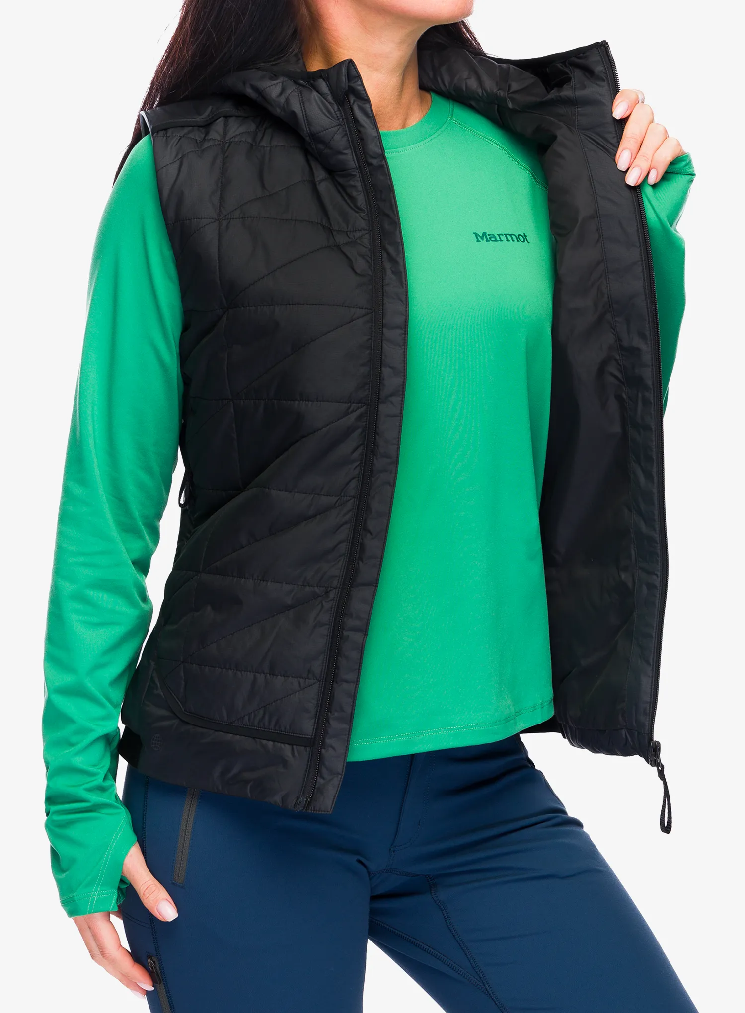 Ženski prsluk adidas TERREX Multi Synthetic Insulated Vest - black