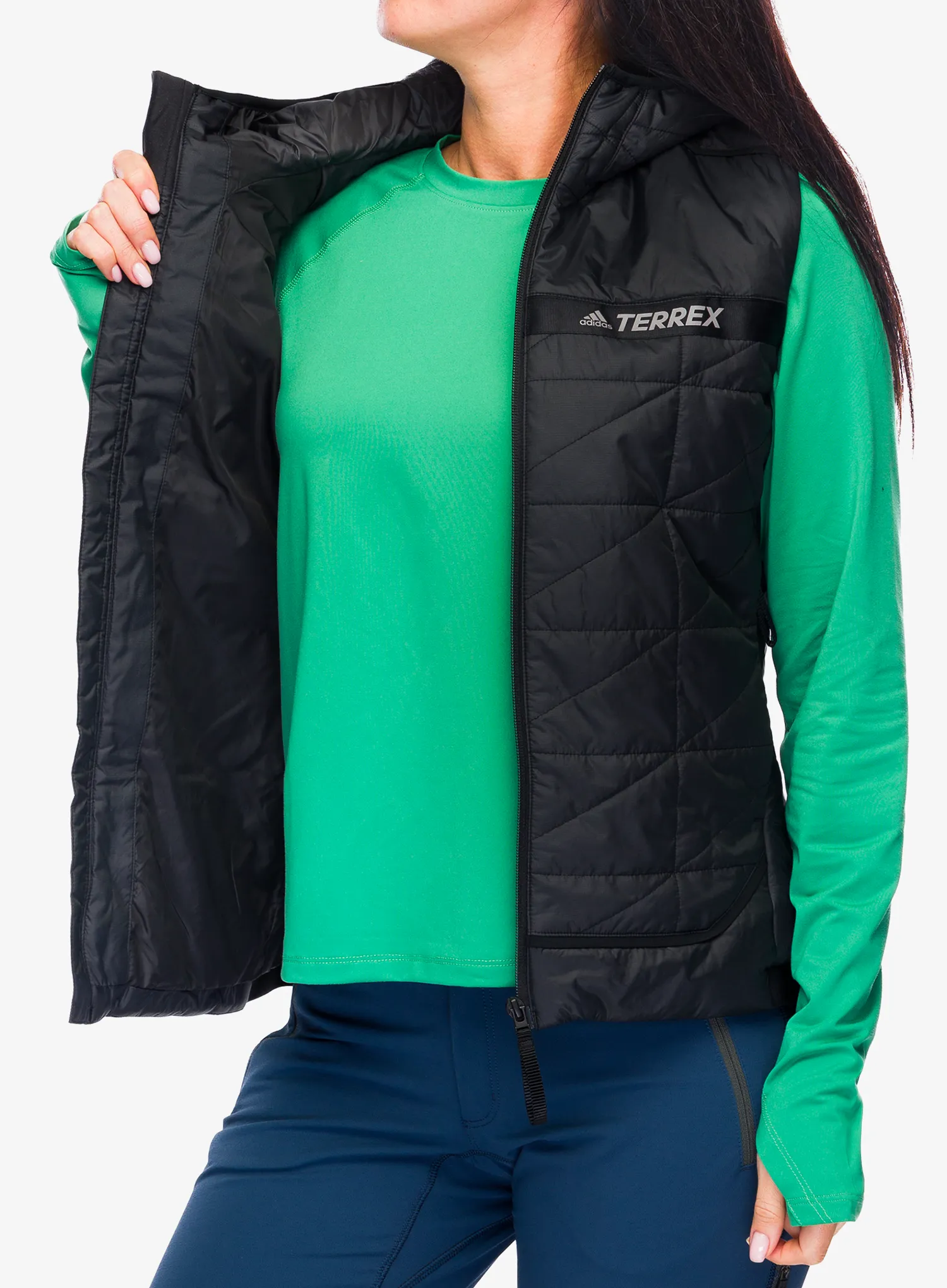Ženski prsluk adidas TERREX Multi Synthetic Insulated Vest - black