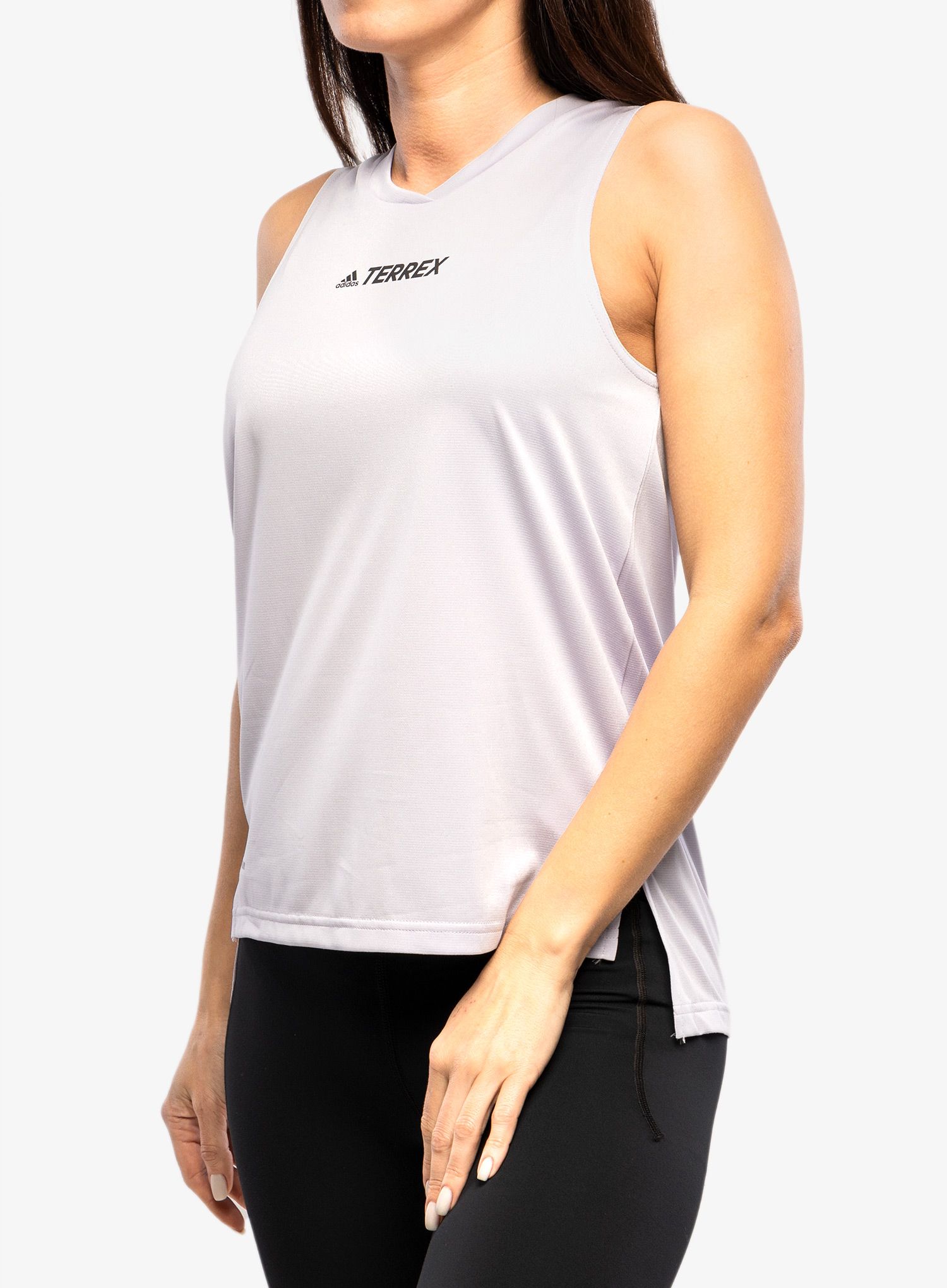 Ženski top adidas TERREX Multi Tank - silver dawn