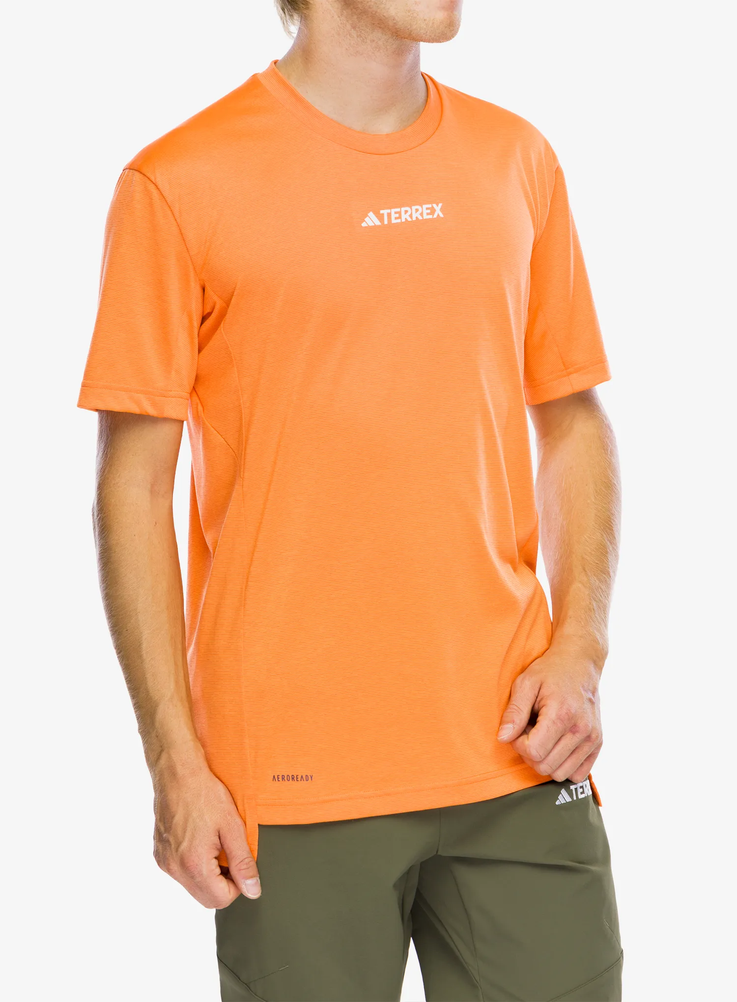 Brzosušeća majica adidas TERREX Multi Tee - semi impact orange