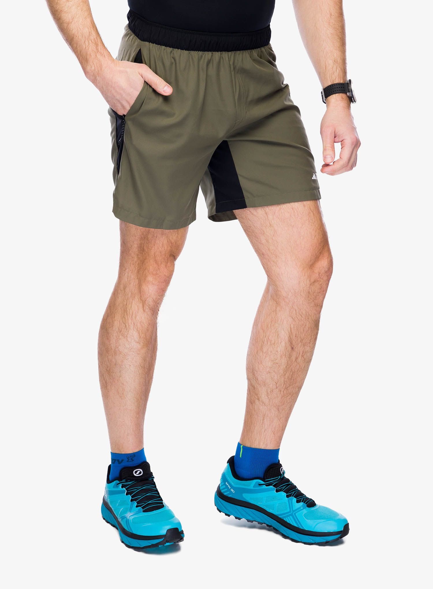 Kratke hlače za trčanje adidas TERREX Multi Trail Running Shorts - olive strata