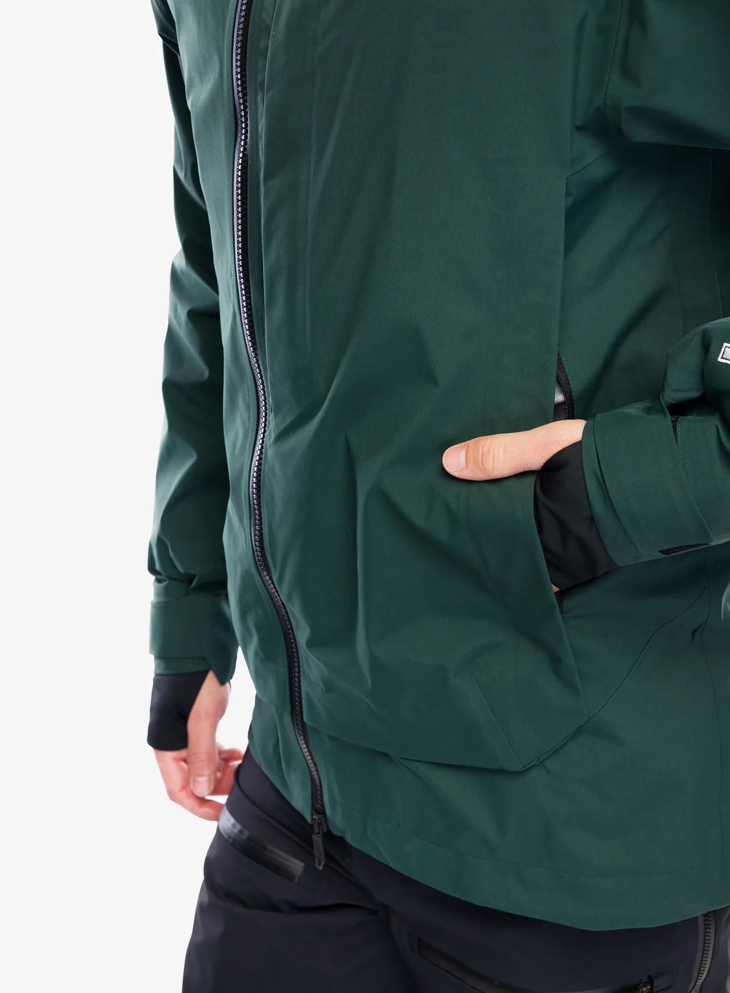 Jakna adidas TERREX Myshelter 3L GORE-TEX Snow Jkt - shadow green