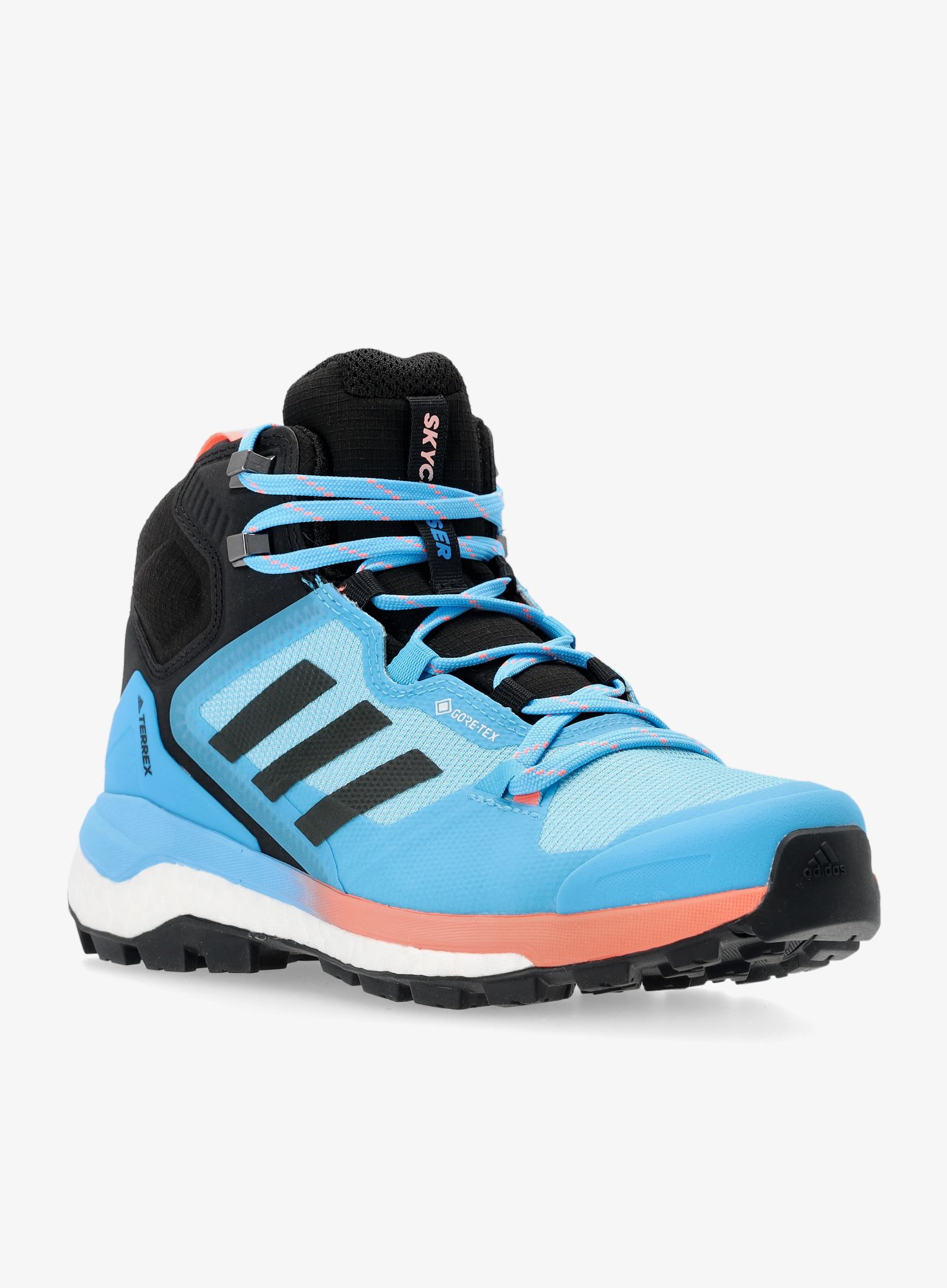 Ženske trekking cipele adidas TERREX Skychaser 2 Mid GTX - sky rush/grey six/acid red