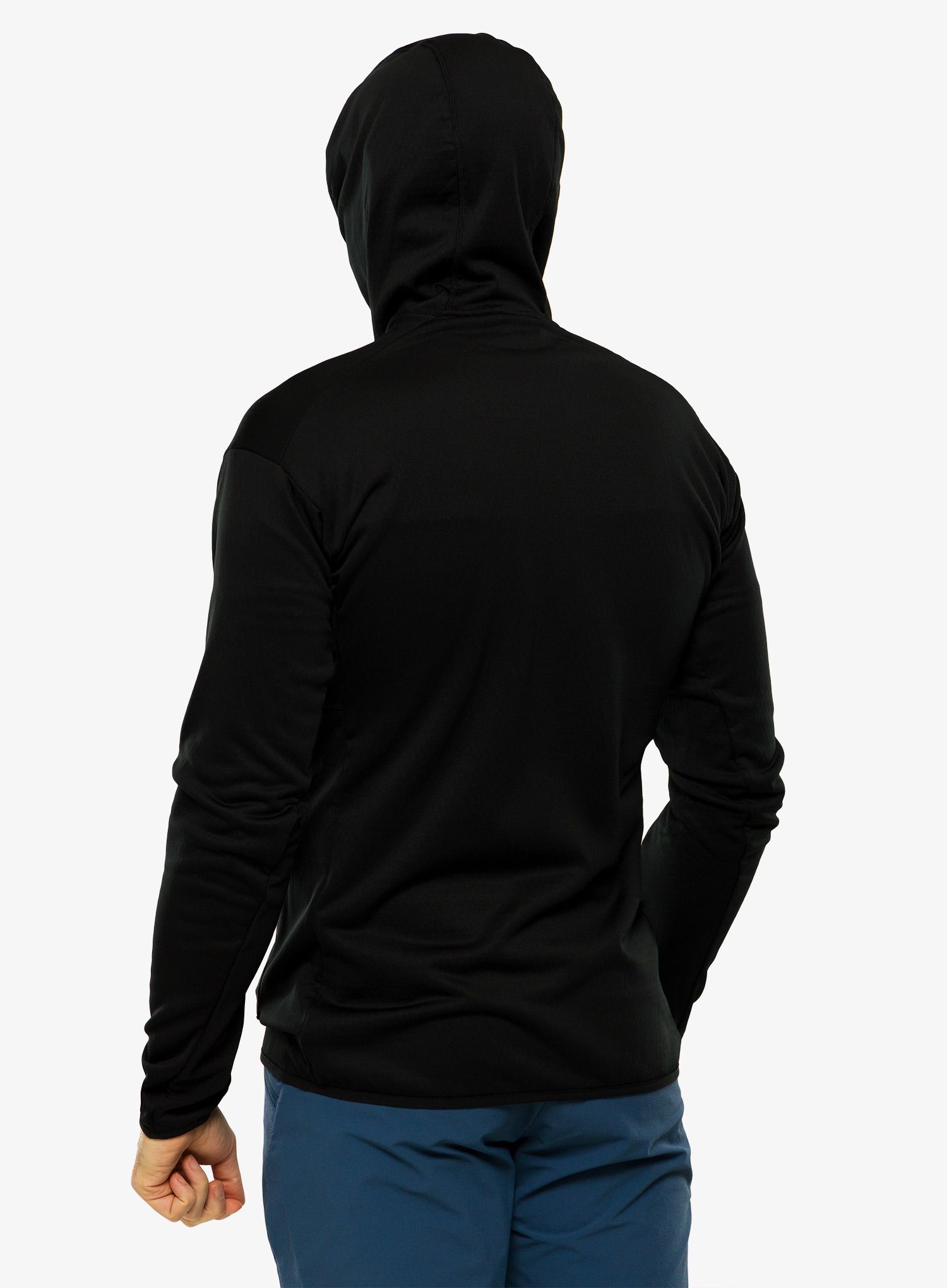 Dukserica od flisa adidas TERREX Tech Flooce Light Hooded Fleece - black
