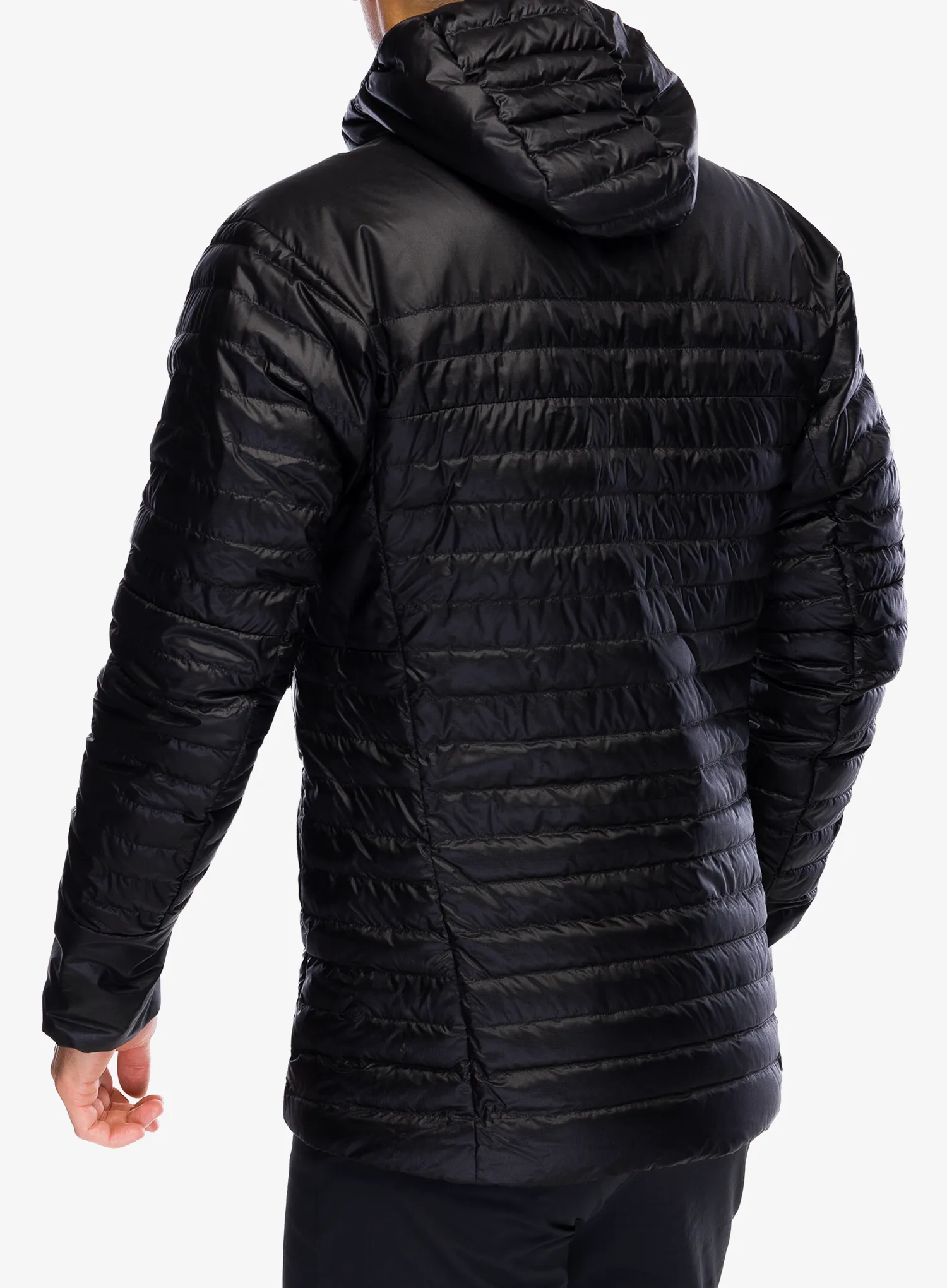 Pernata jakna adidas TERREX Techrock Down Hooded Jacket - black