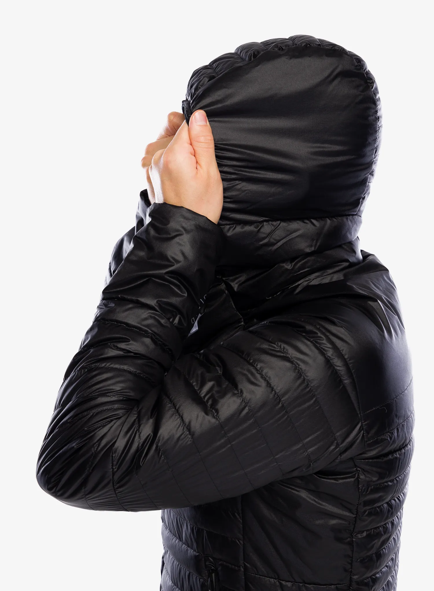 Pernata jakna adidas TERREX Techrock Down Hooded Jacket - black