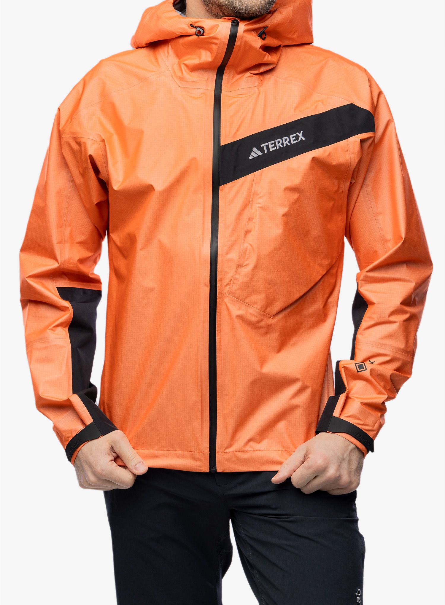 Kišna jakna adidas TERREX Techrock Light GTX Active - semi impact orange