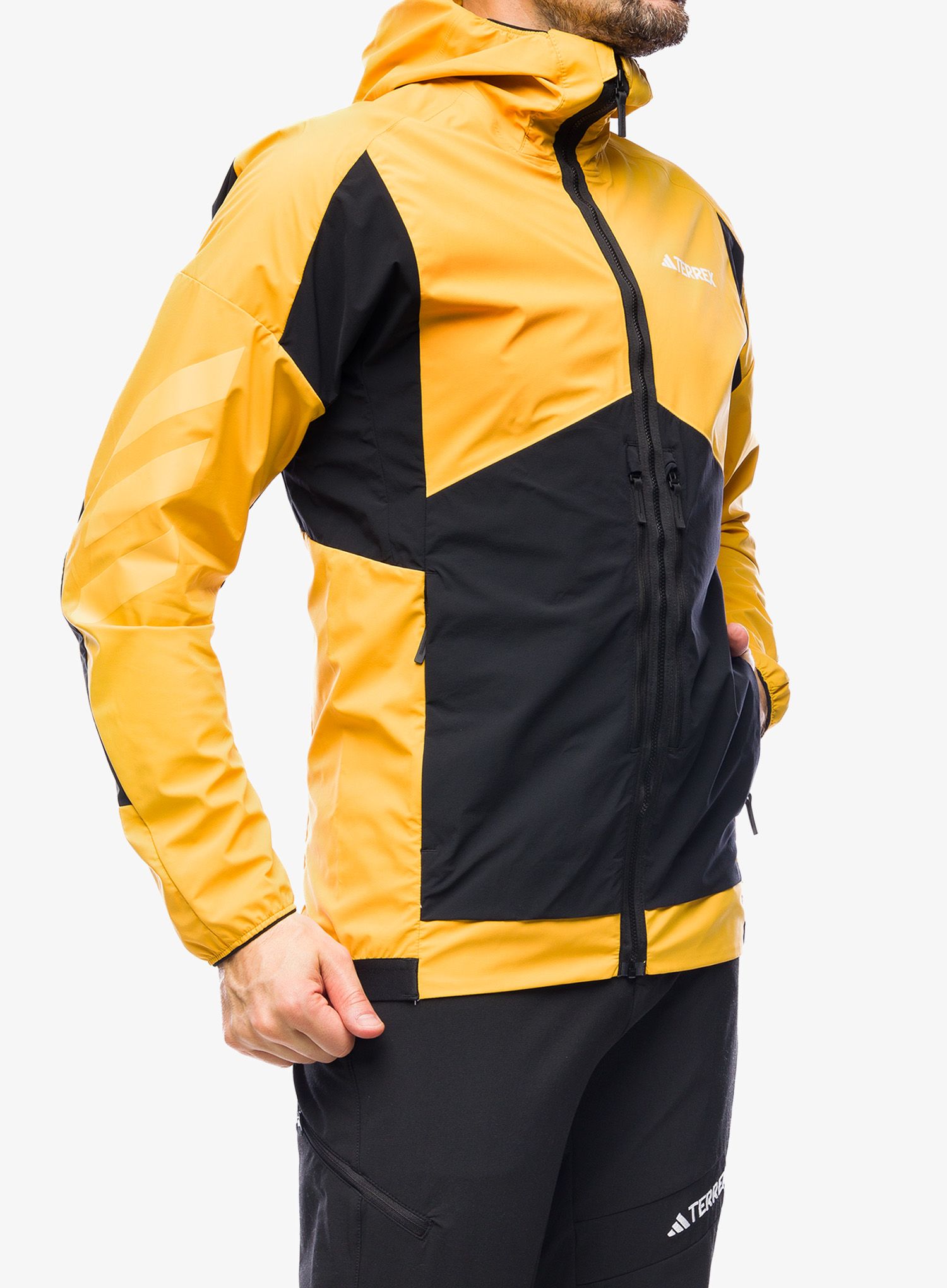 Softshell jakna adidas TERREX Techrock Softshell Jacket - preyel/black