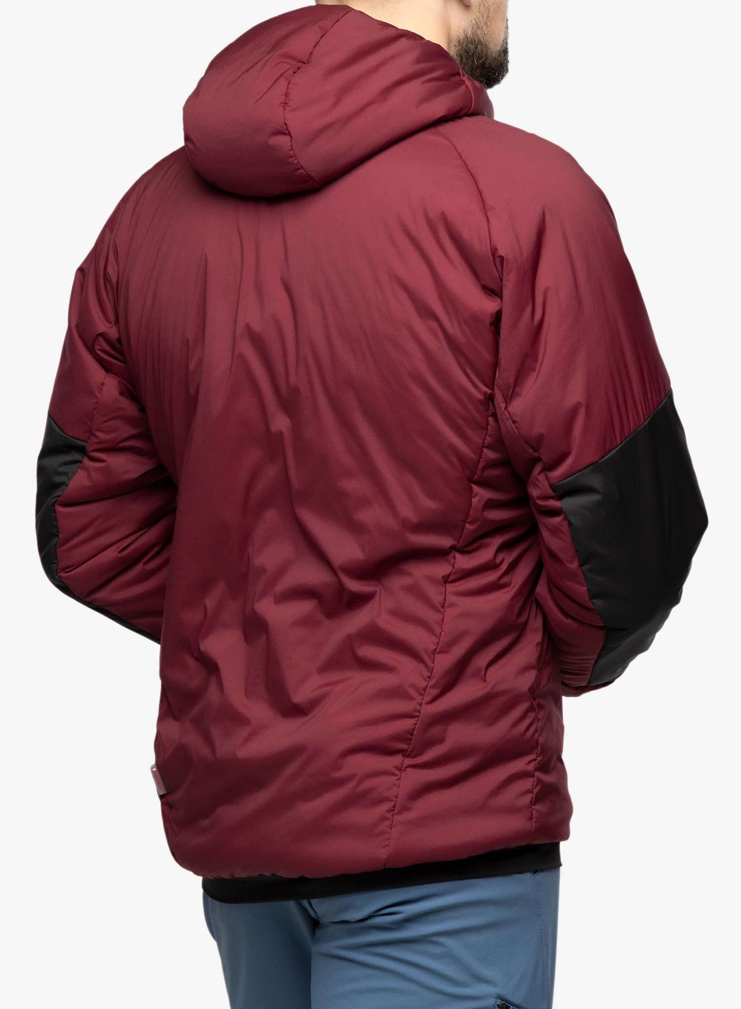 Jakna s postavom adidas TERREX Techrock Stretch PrimaLoft Hooded Jkt - shared/black