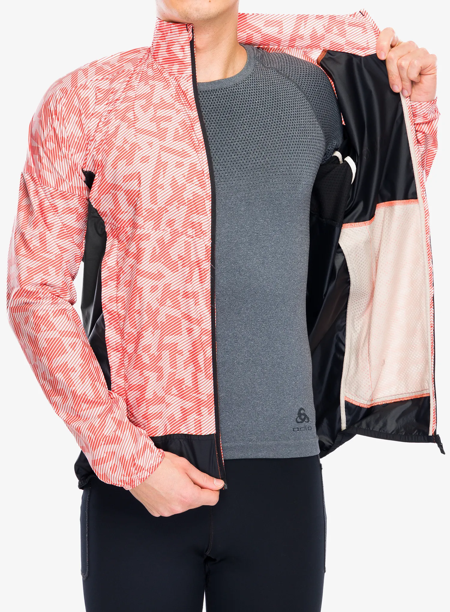 Jakna za trčanje adidas TERREX Trail Running Wind Jacket - putty mauve/black