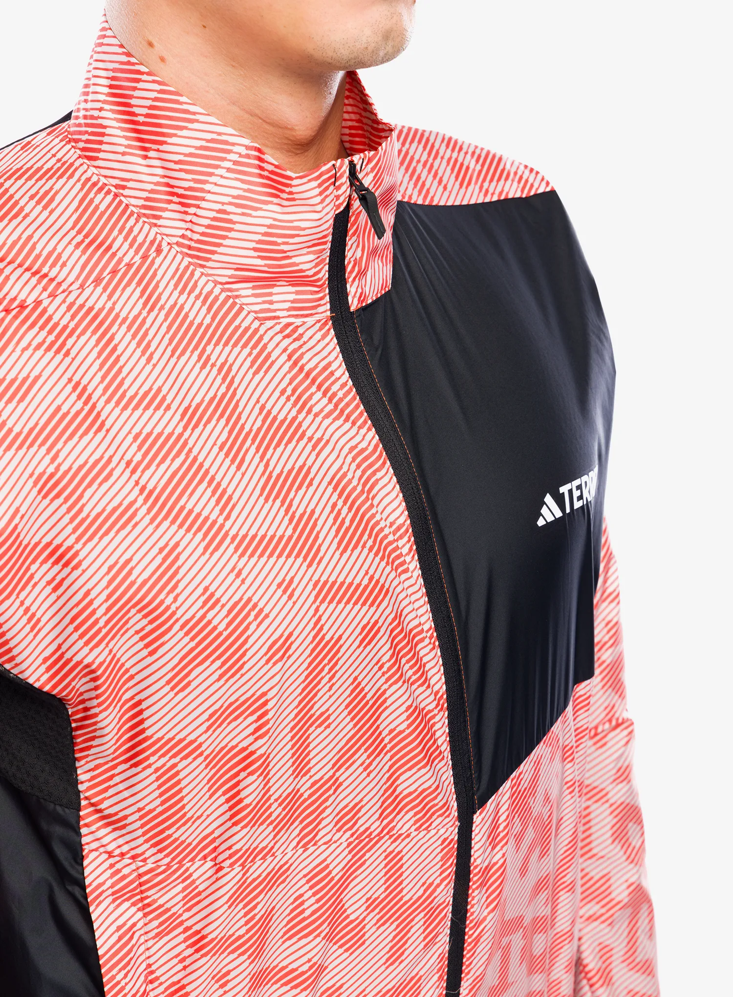 Jakna za trčanje adidas TERREX Trail Running Wind Jacket - putty mauve/black
