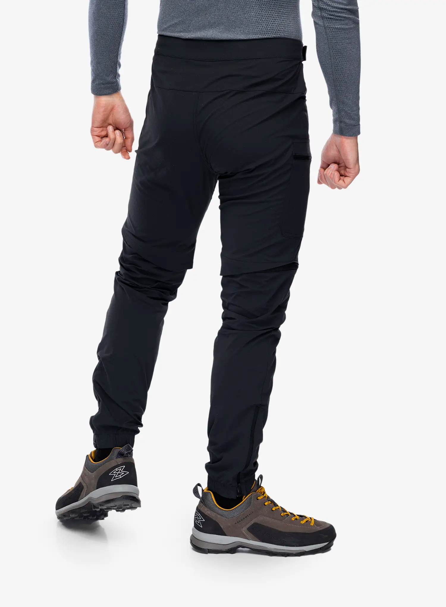 Muške planinarske hlače adidas TERREX Utilitas Zip Off Pants - black