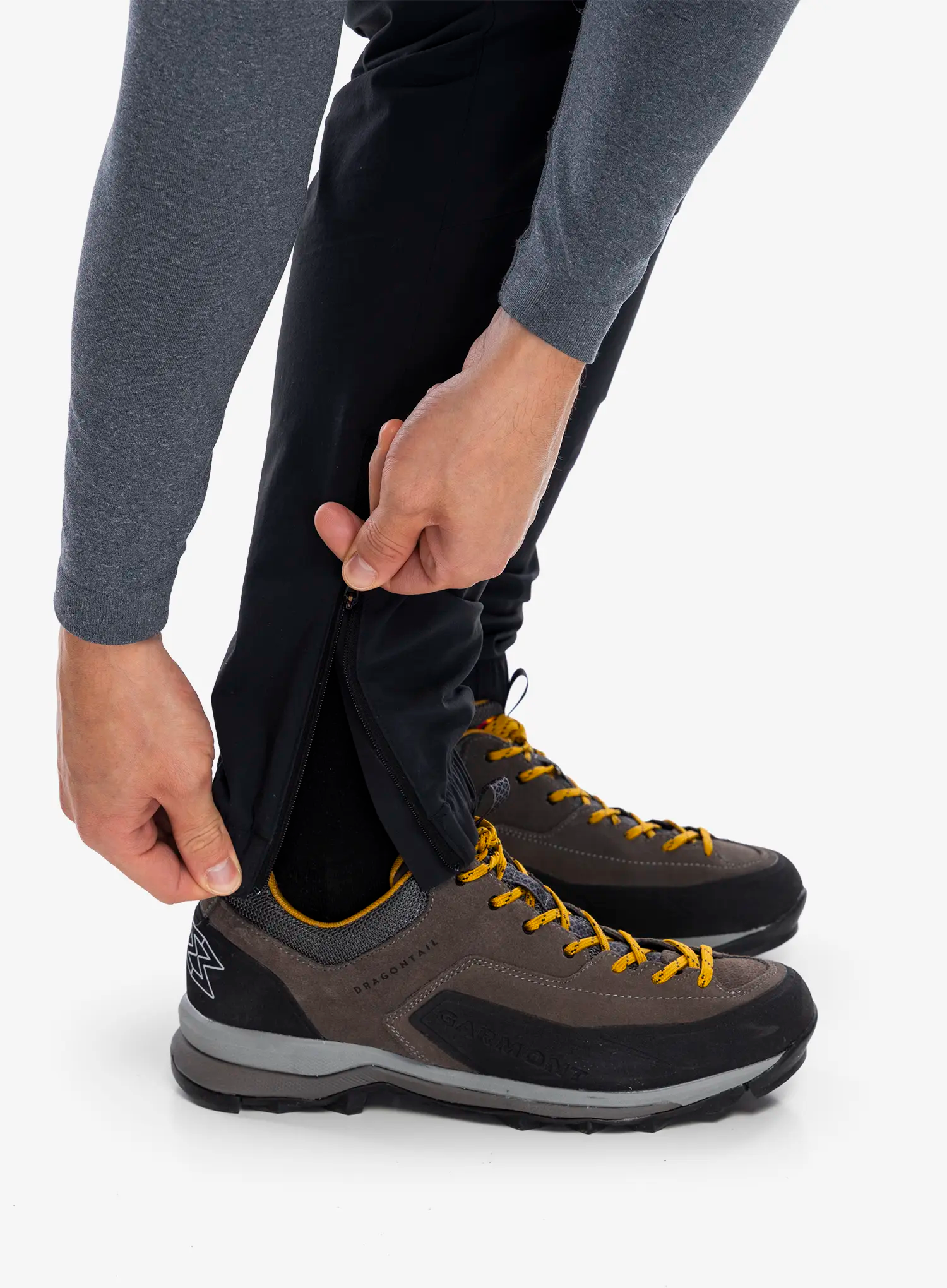 Muške planinarske hlače adidas TERREX Utilitas Zip Off Pants - black